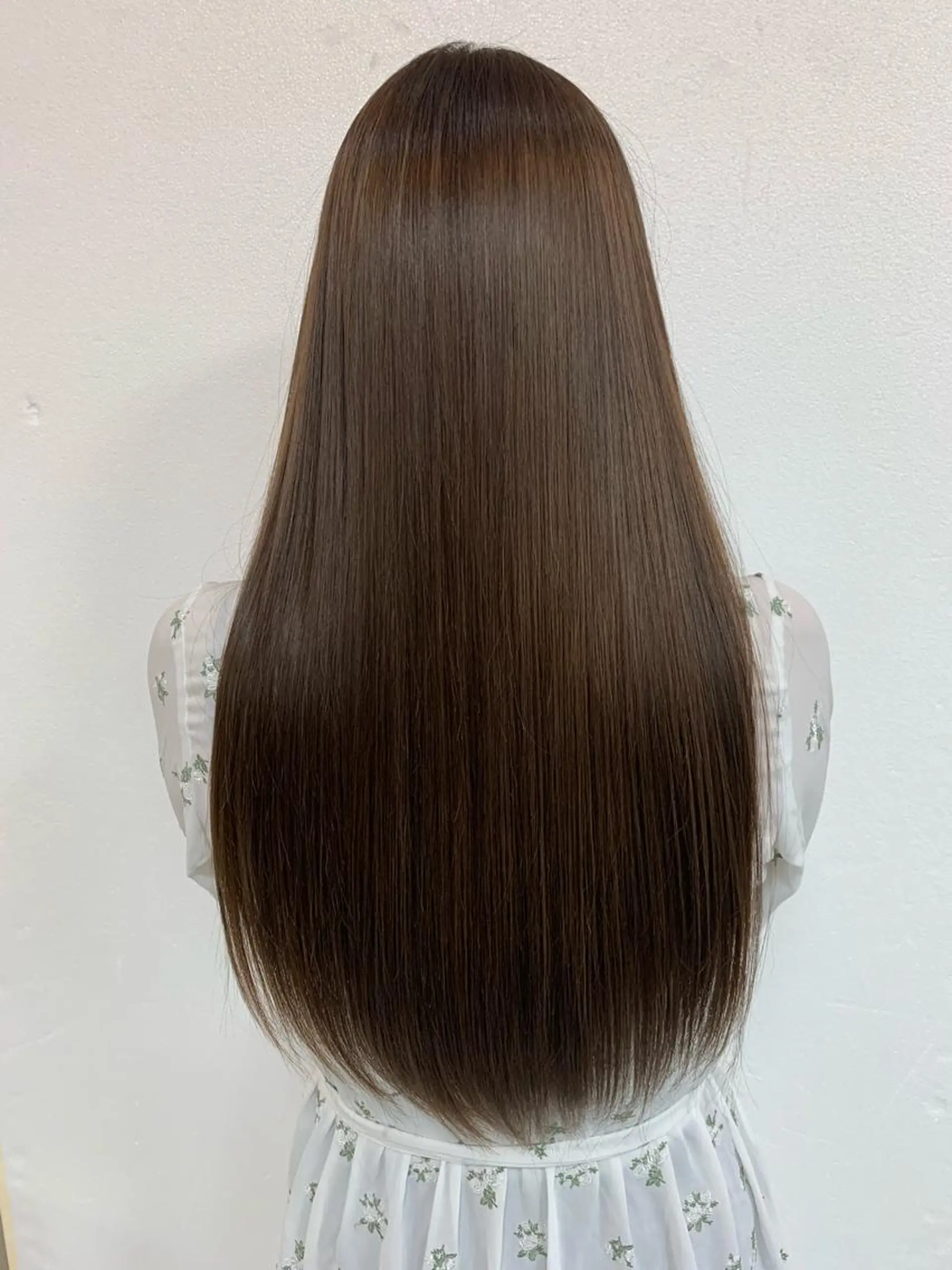 ロング カラー 透明感カラー 髪質改善 トリートメント 髪質改善/縮毛矯正 /ブリーチ矯正/岡部のヘアスタイル