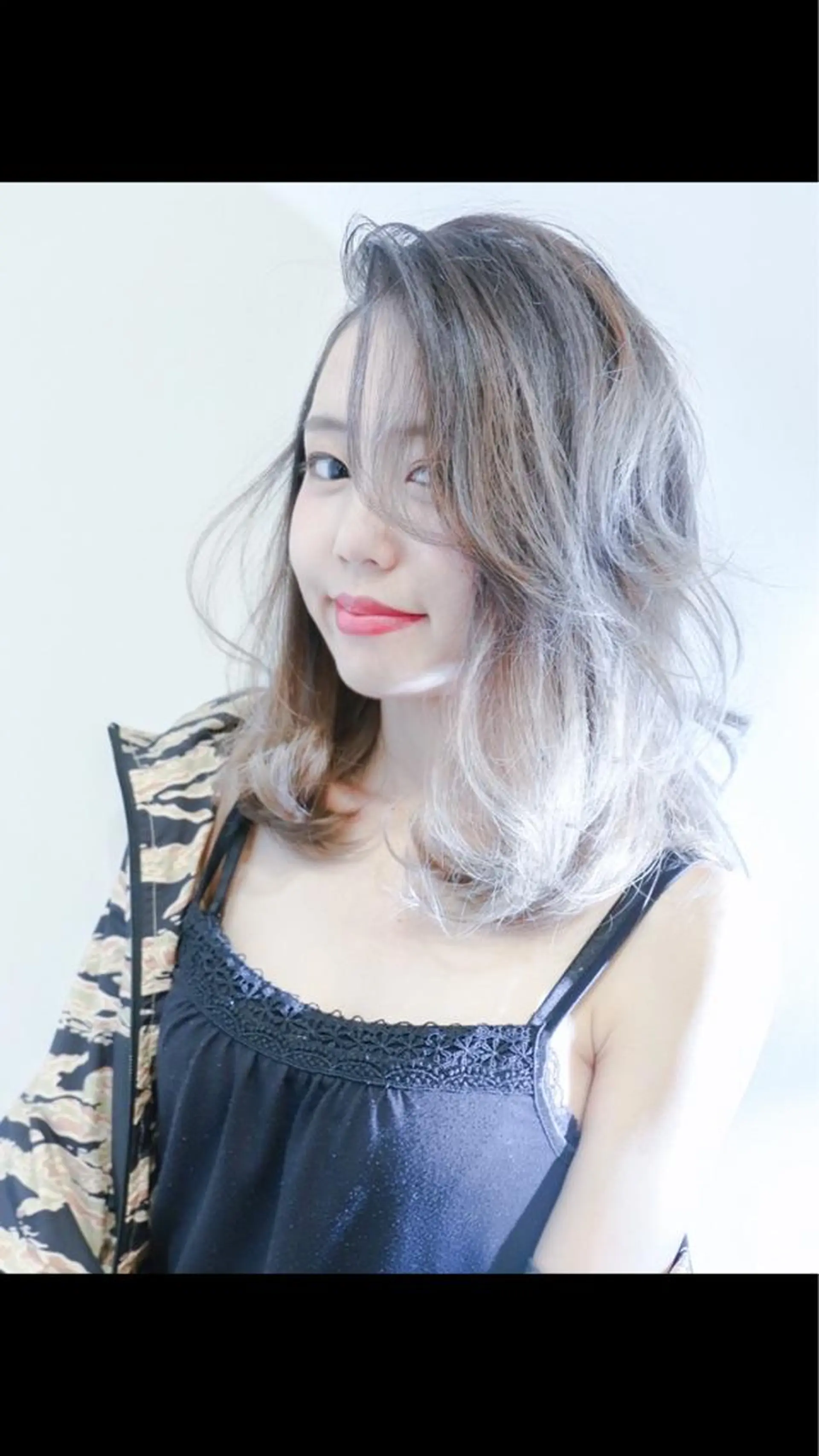 ミディアム ブリーチ/髪質改善 NYNY大久保のヘアスタイル