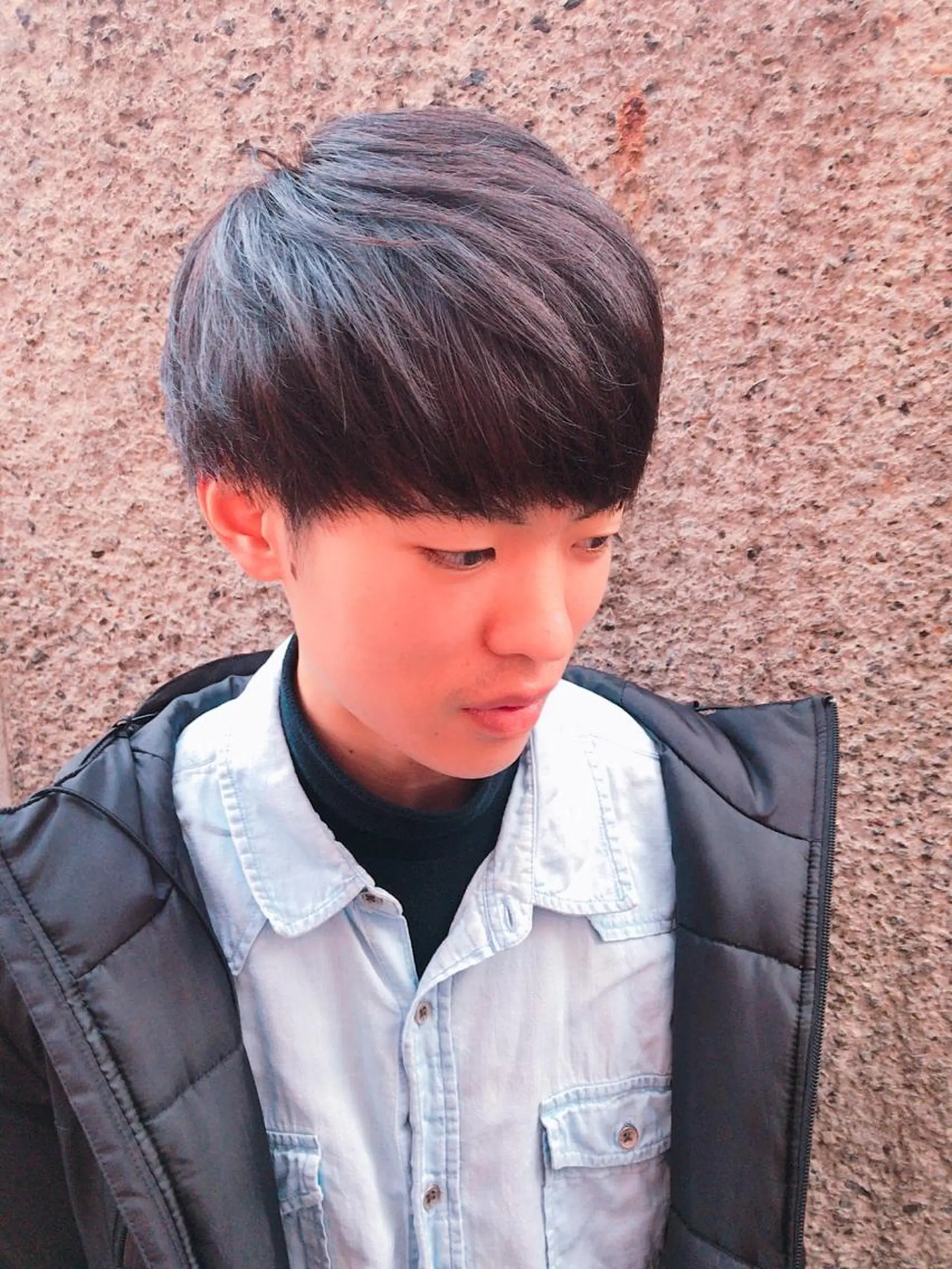 ショート カラー パーマ ヘアアレンジ メンズ アッシュ ヘアカラー CHIC share salon所属・ちこ .のヘアスタイル