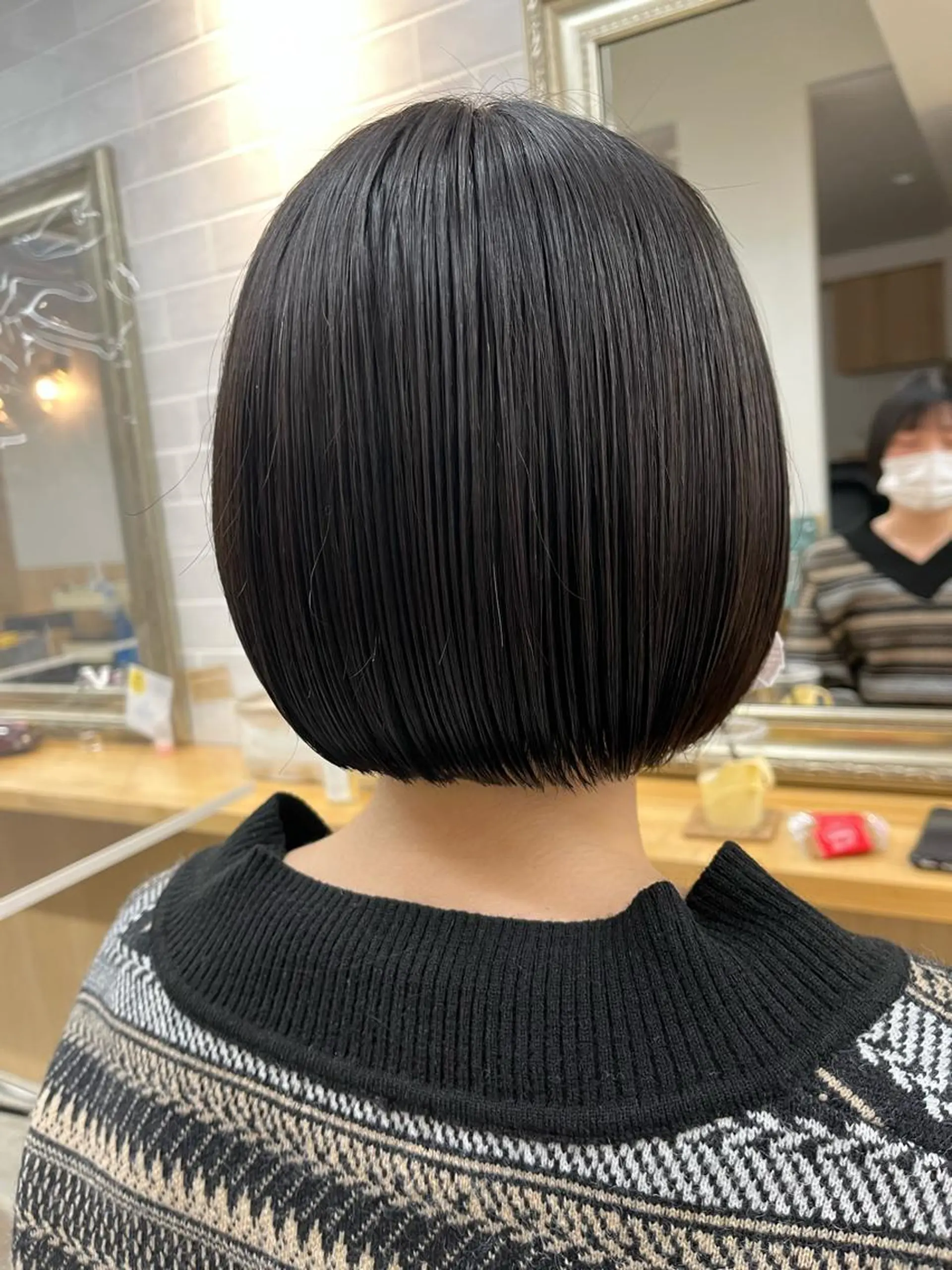 ミディアム カラー パーマ Riposo.所属・✨艶髪✨ 奈須晴香のヘアスタイル