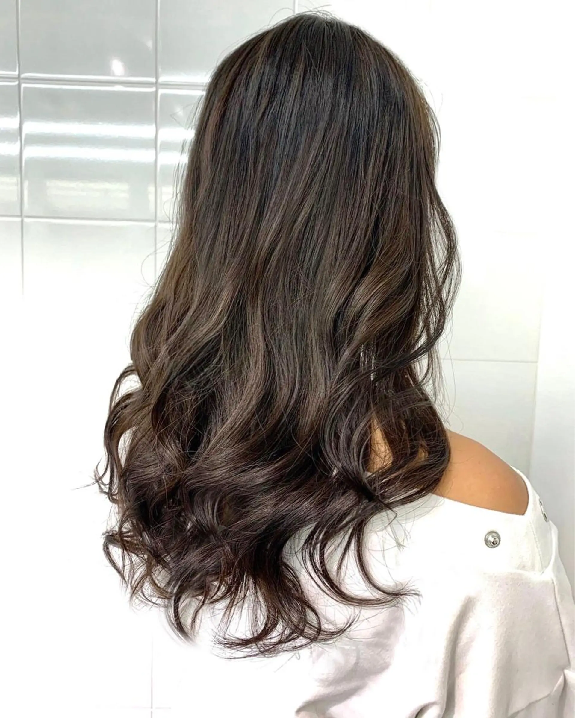 ロング カラー カット ヘアカラー トリートメント とも🏆プルエクステ /髪質改善🏆渋谷のヘアスタイル