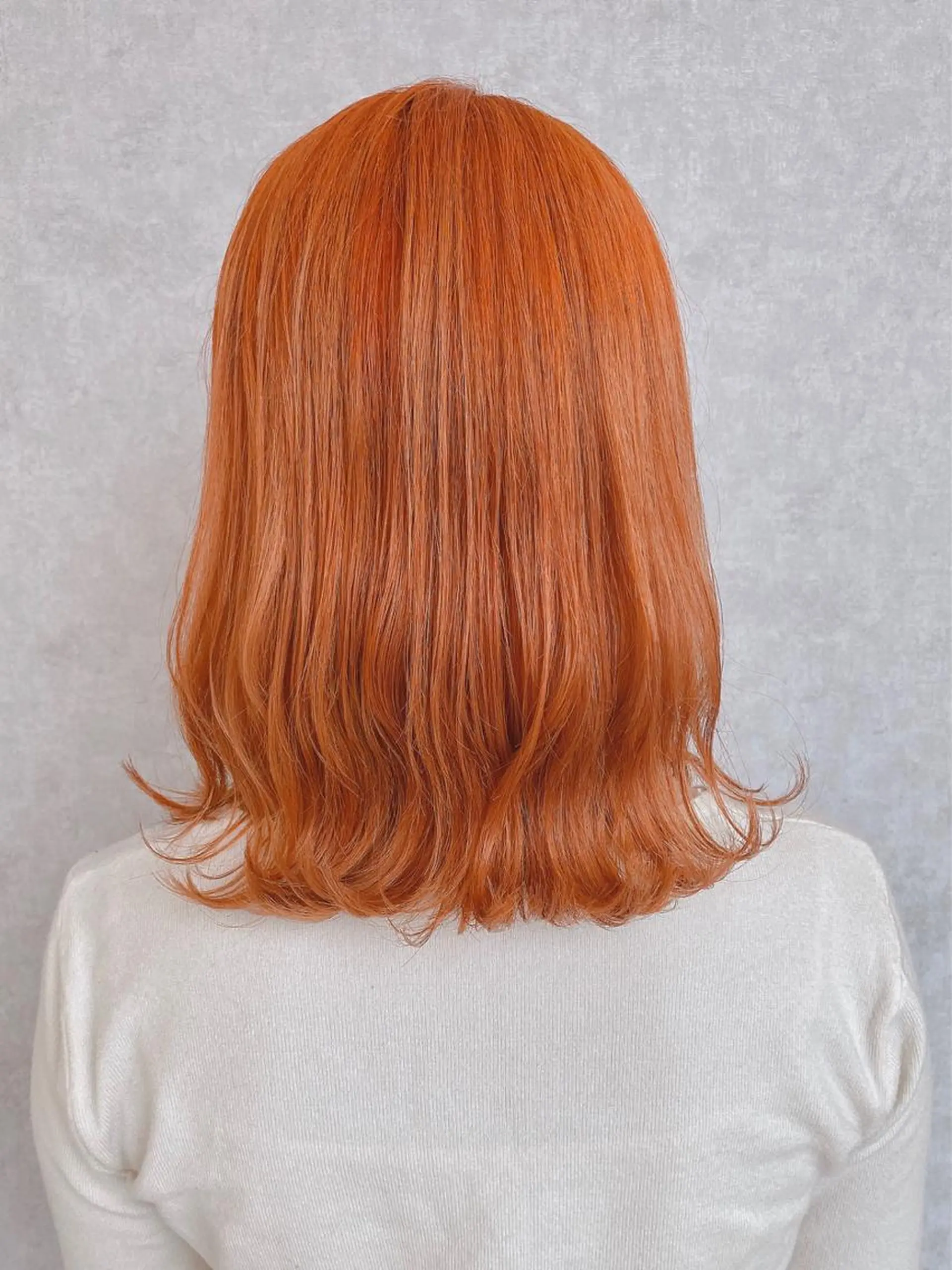 ミディアム カラー 浦口友華 ♡  暖色系カラーのヘアスタイル