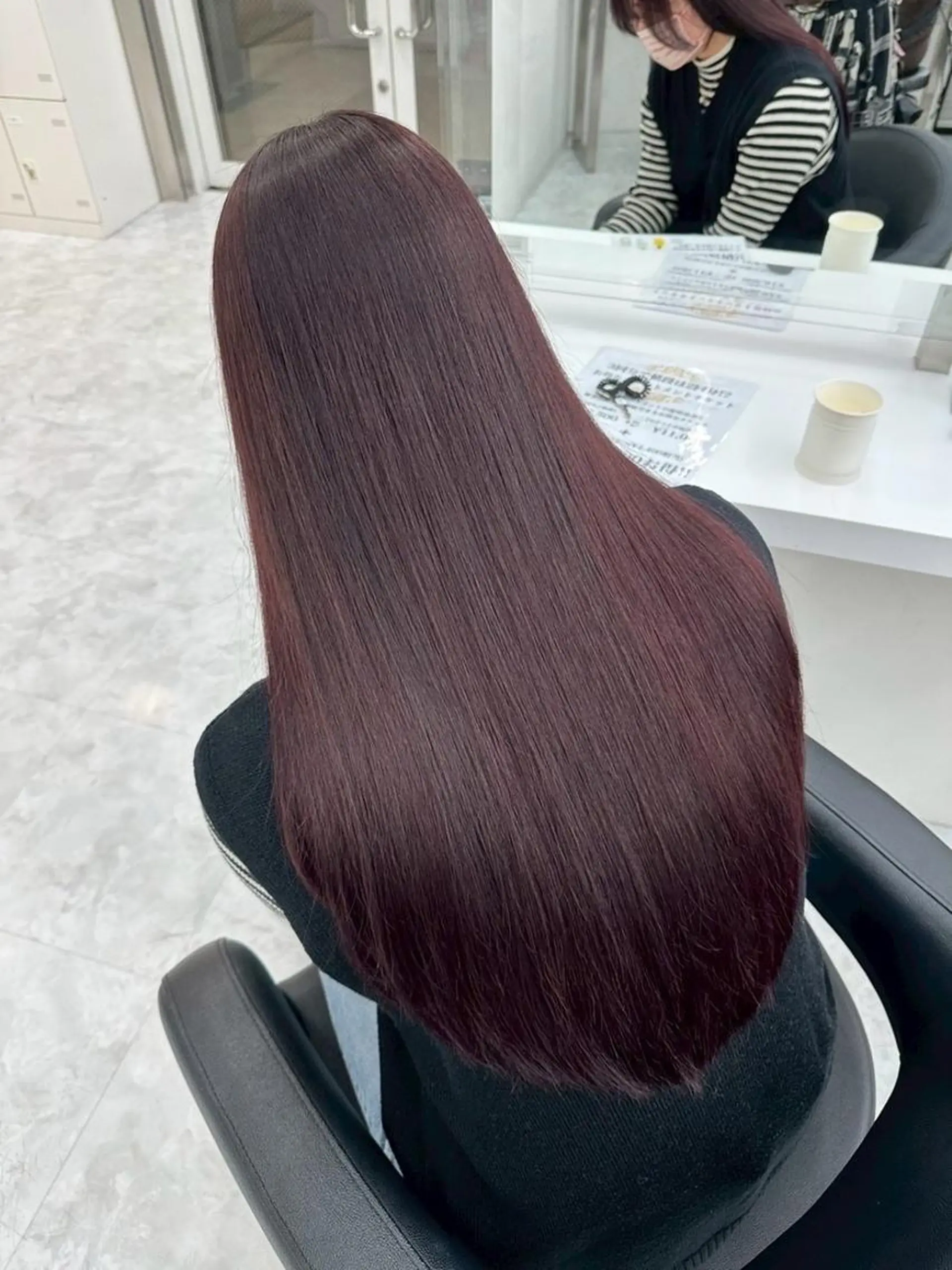 カラー トレンドスタイル🤍 透明感ヘアのヘアスタイル