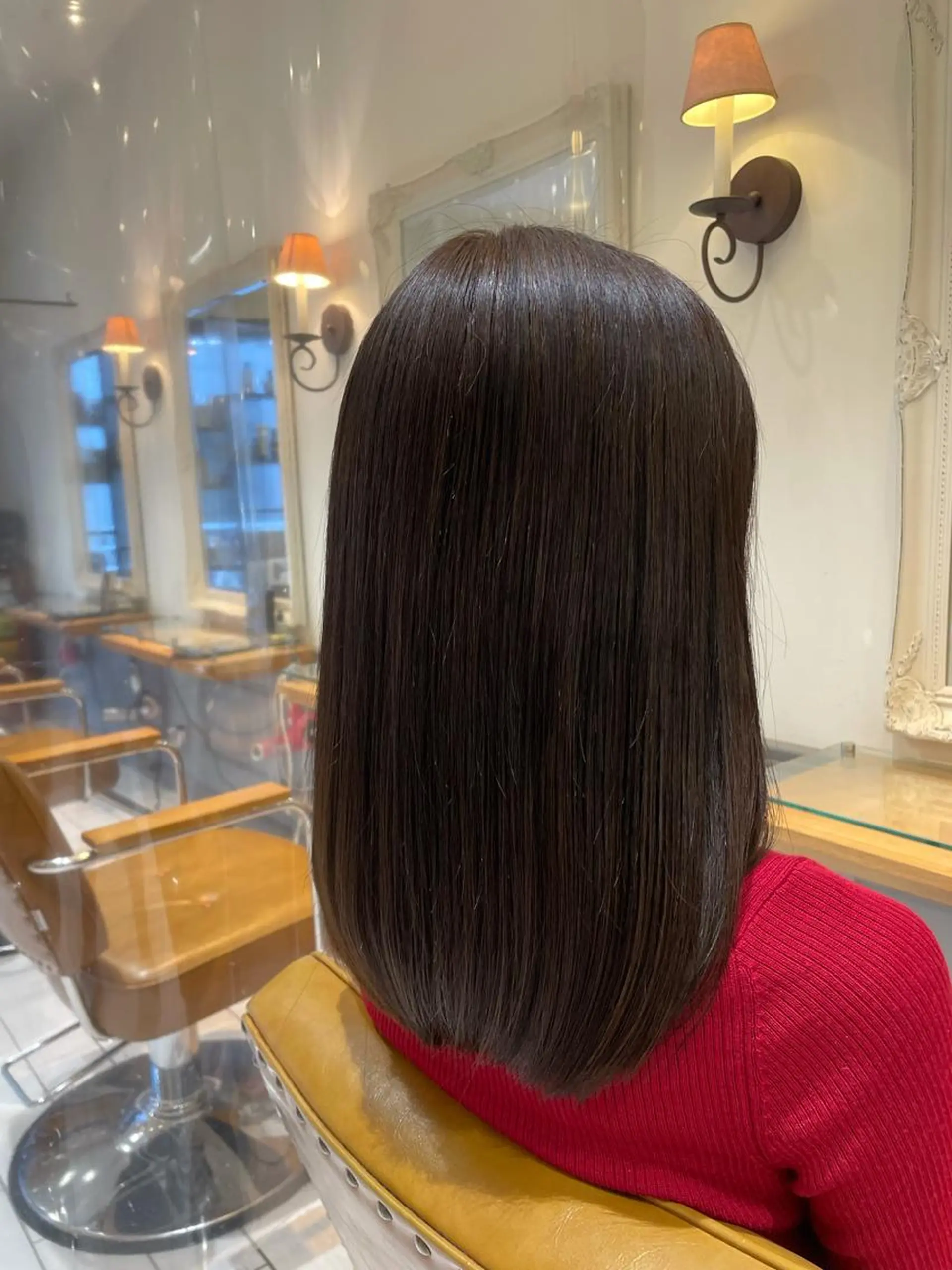 ロング カラー 鈴木弥月/大人ボブ× 透明感カラーのヘアスタイル