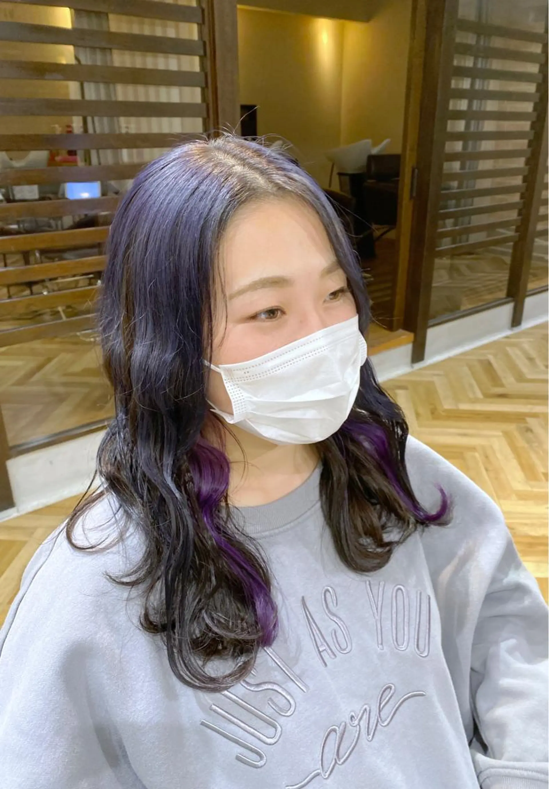 ロング カラー イヤリングカラー ブリーチ/髪質改善 🍊店長MASAKiのヘアスタイル