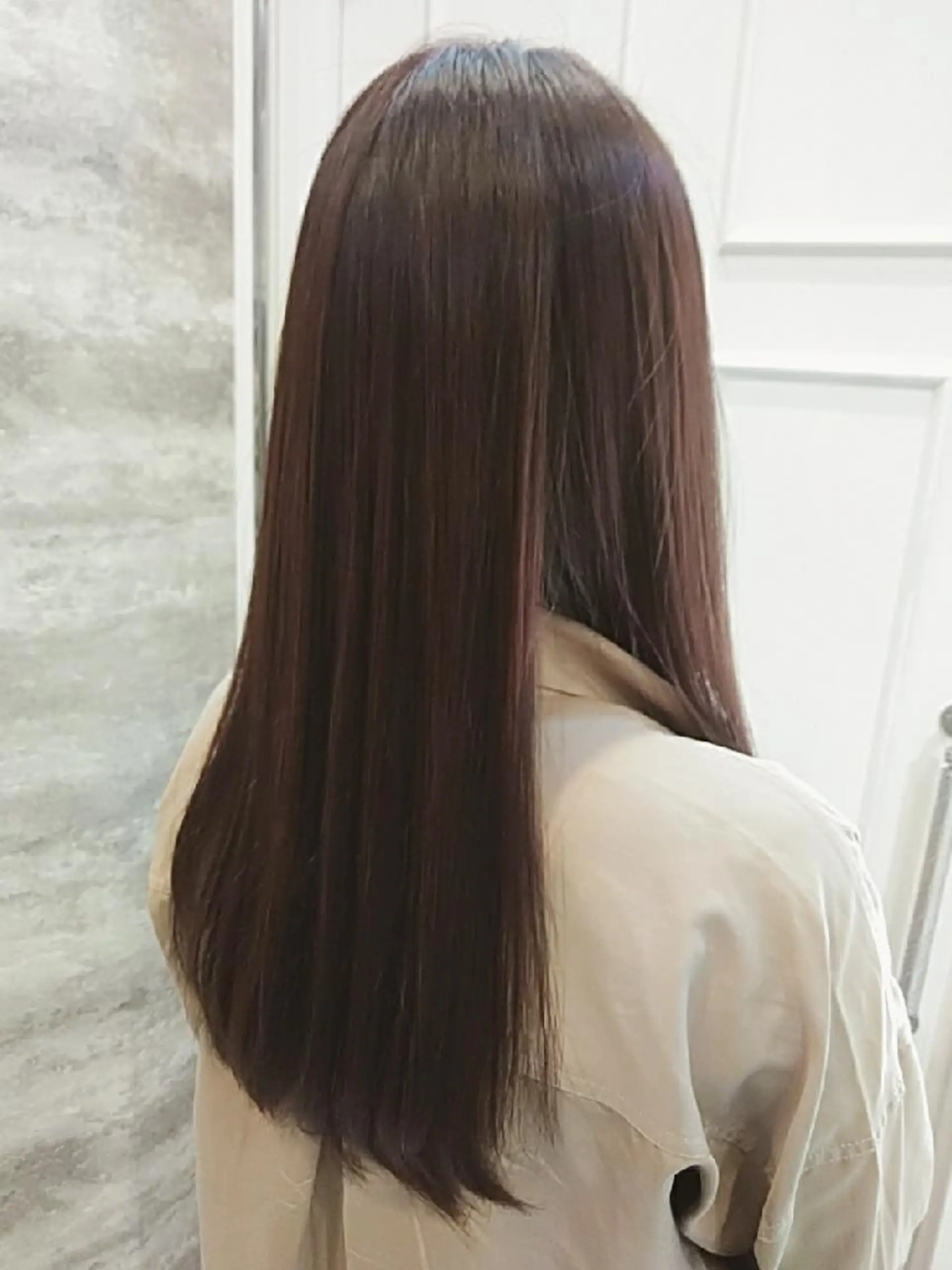 ロング カラー カット 縮毛矯正 トリートメント Blanco 村松 美里のヘアスタイル