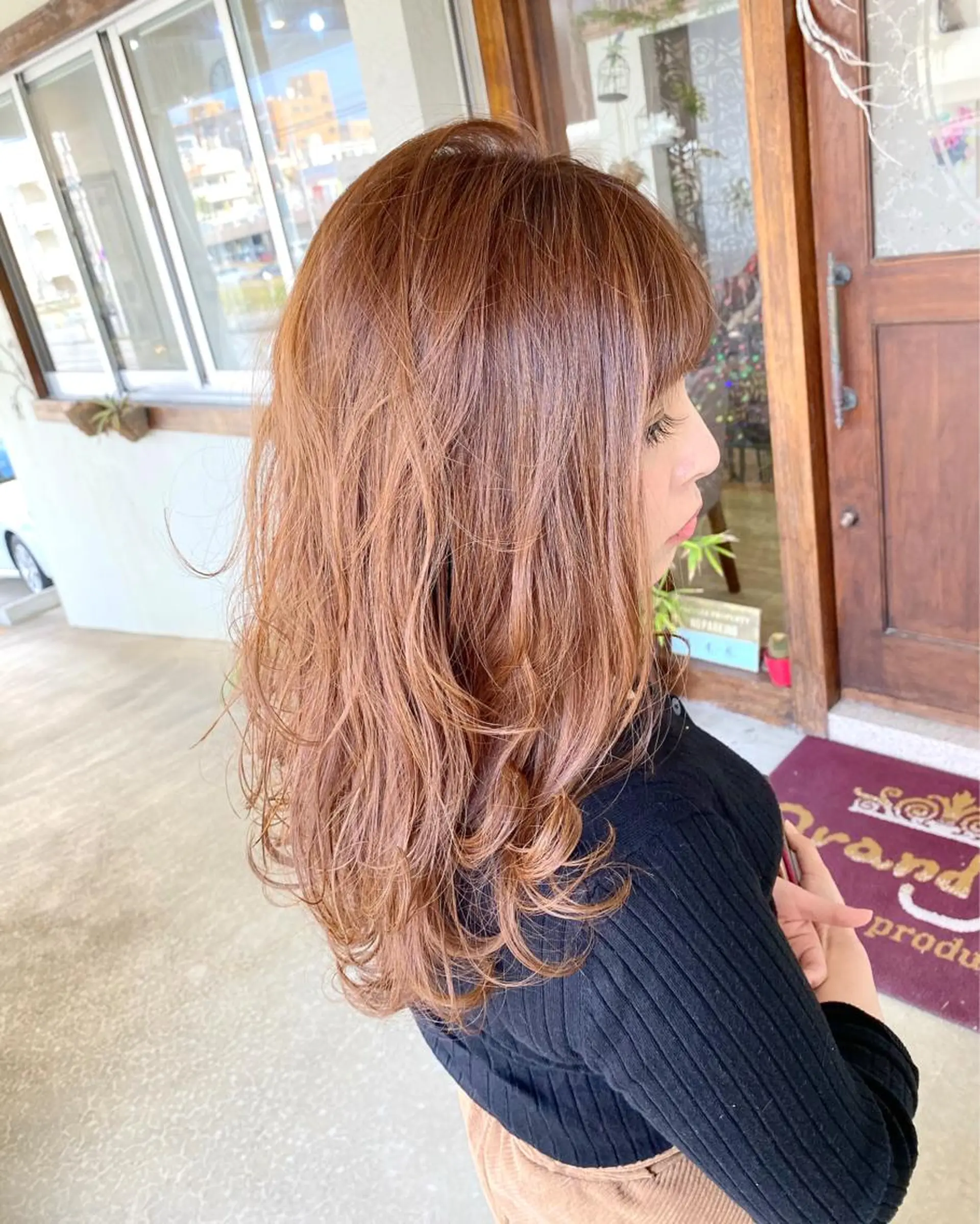 ミディアム カラー イルミナカラー grand juteのヘアスタイル
