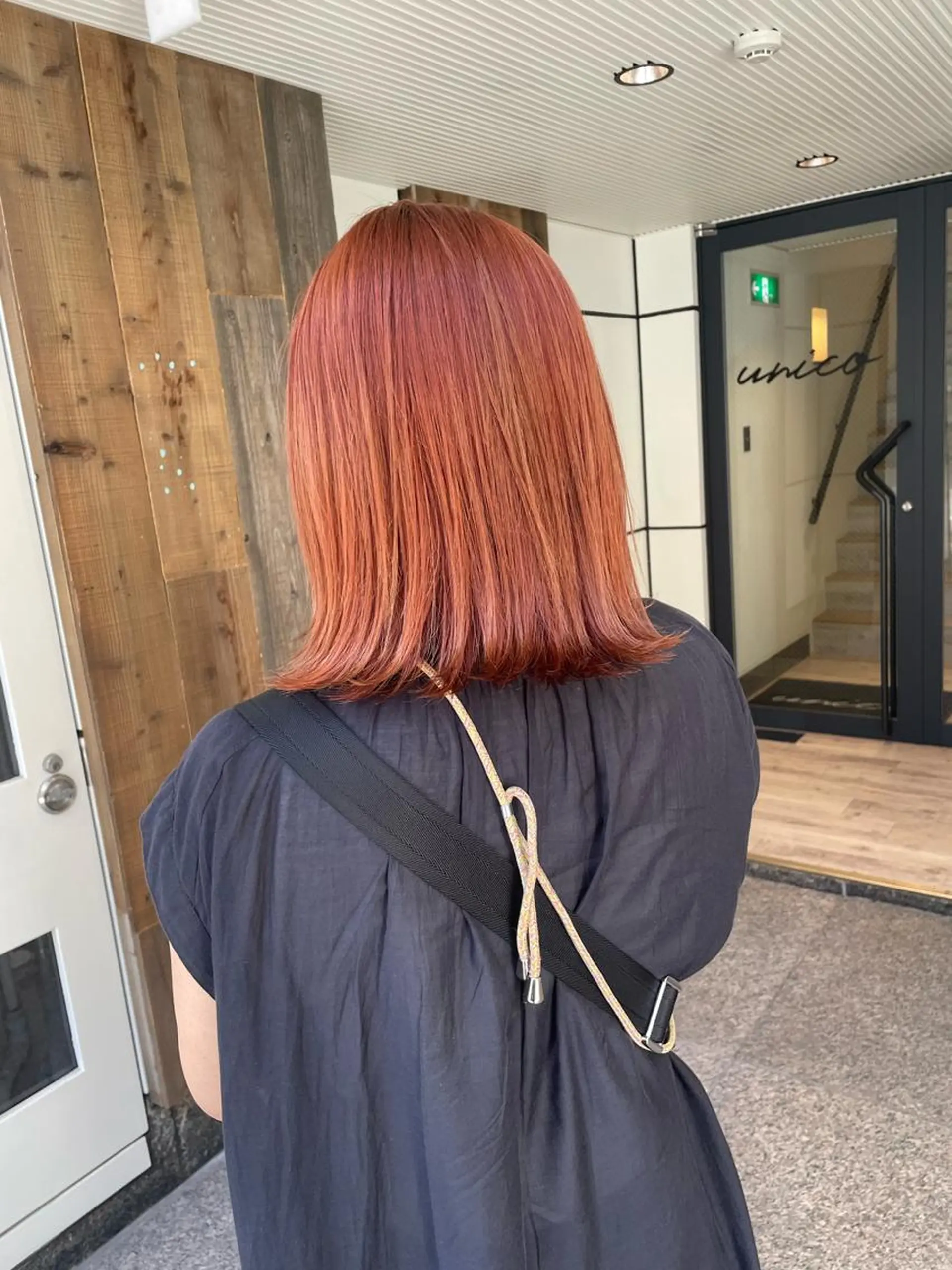 ミディアム ヘアカラー 渋谷 留菜のヘアスタイル
