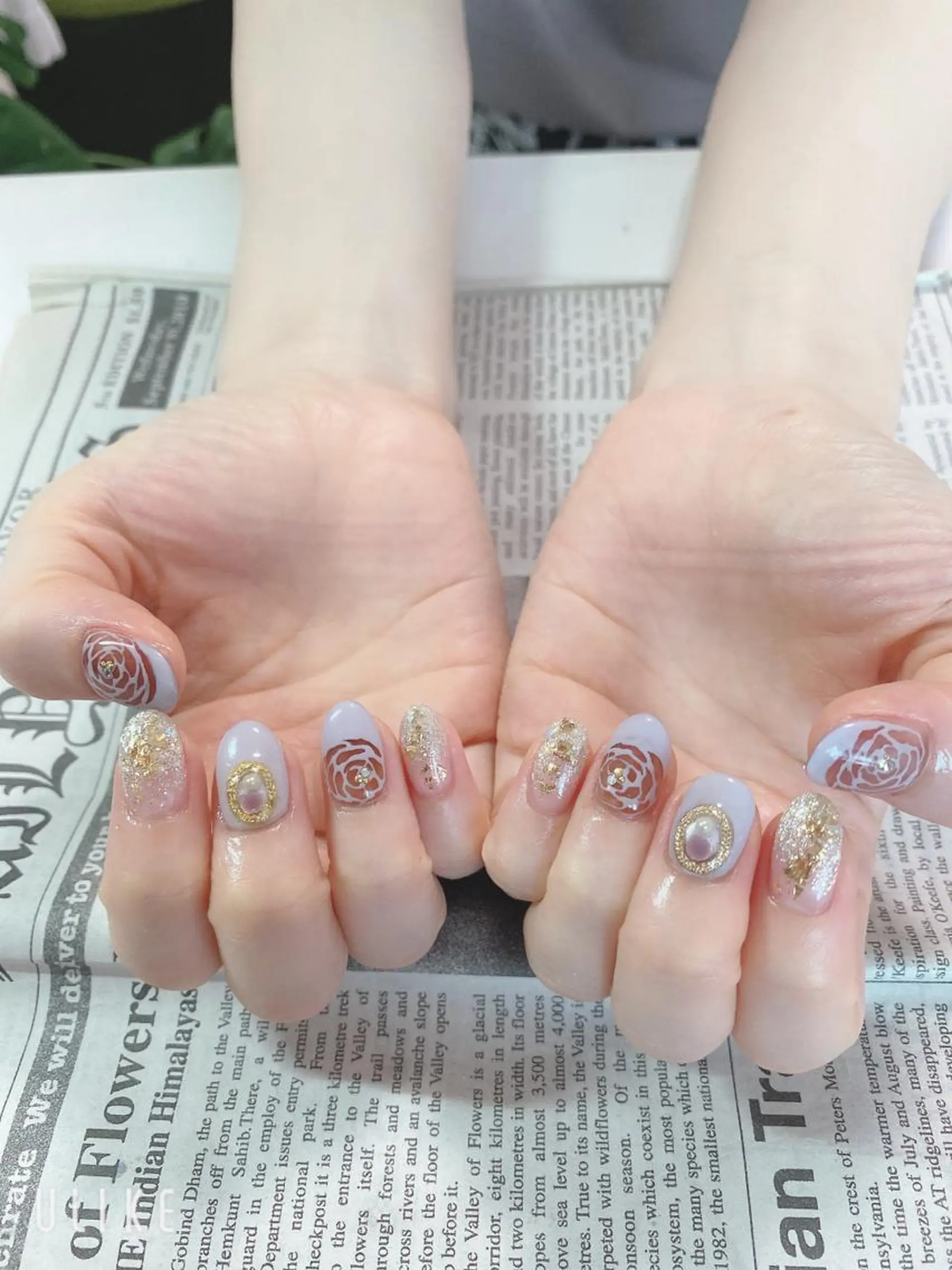 ネイル ハンドネイル ハンドケア 森山 舞のネイルデザイン