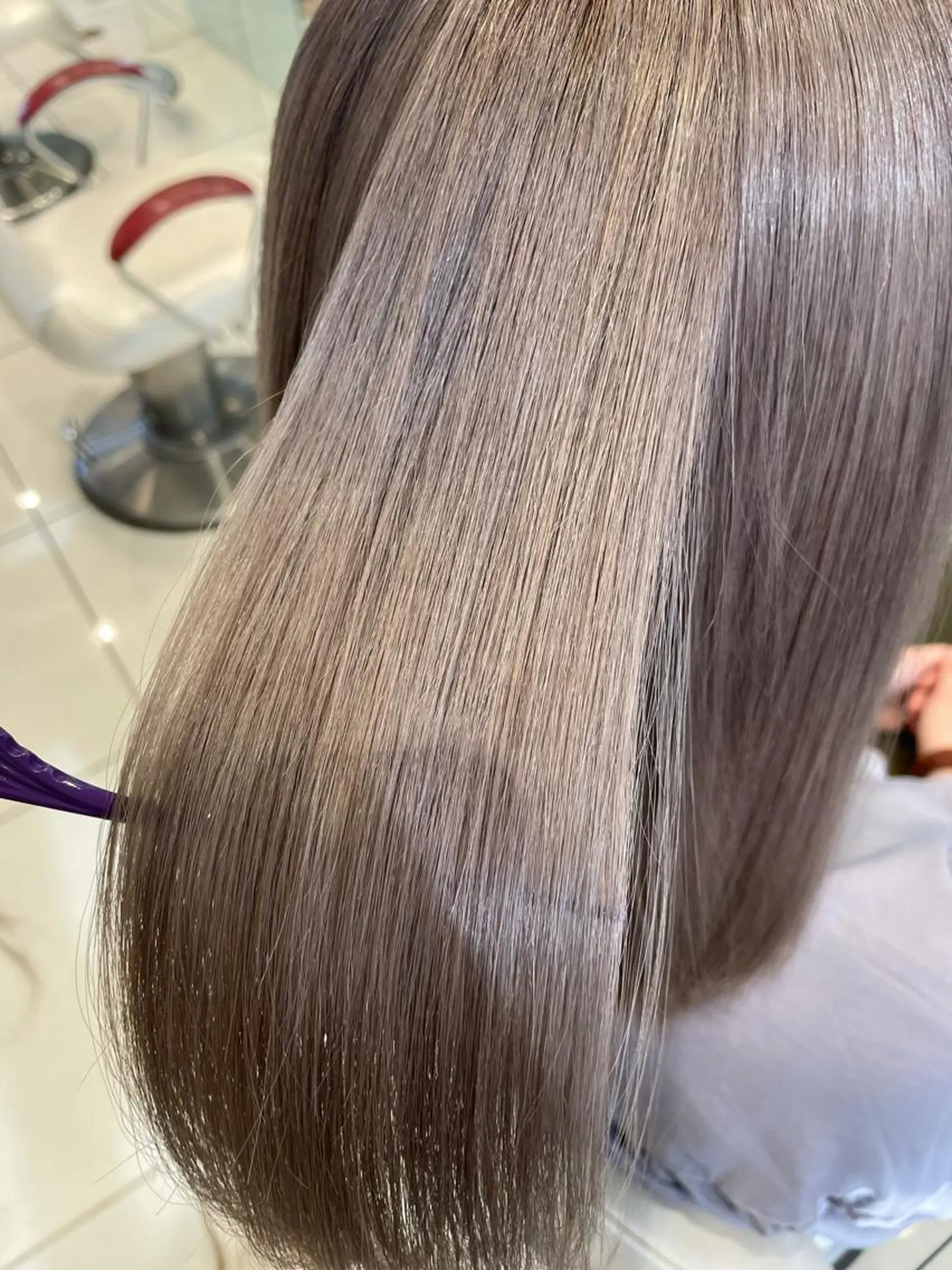 カラー 白髪ぼかし＆ショート ＆ツヤ髪💎YUMAのヘアスタイル