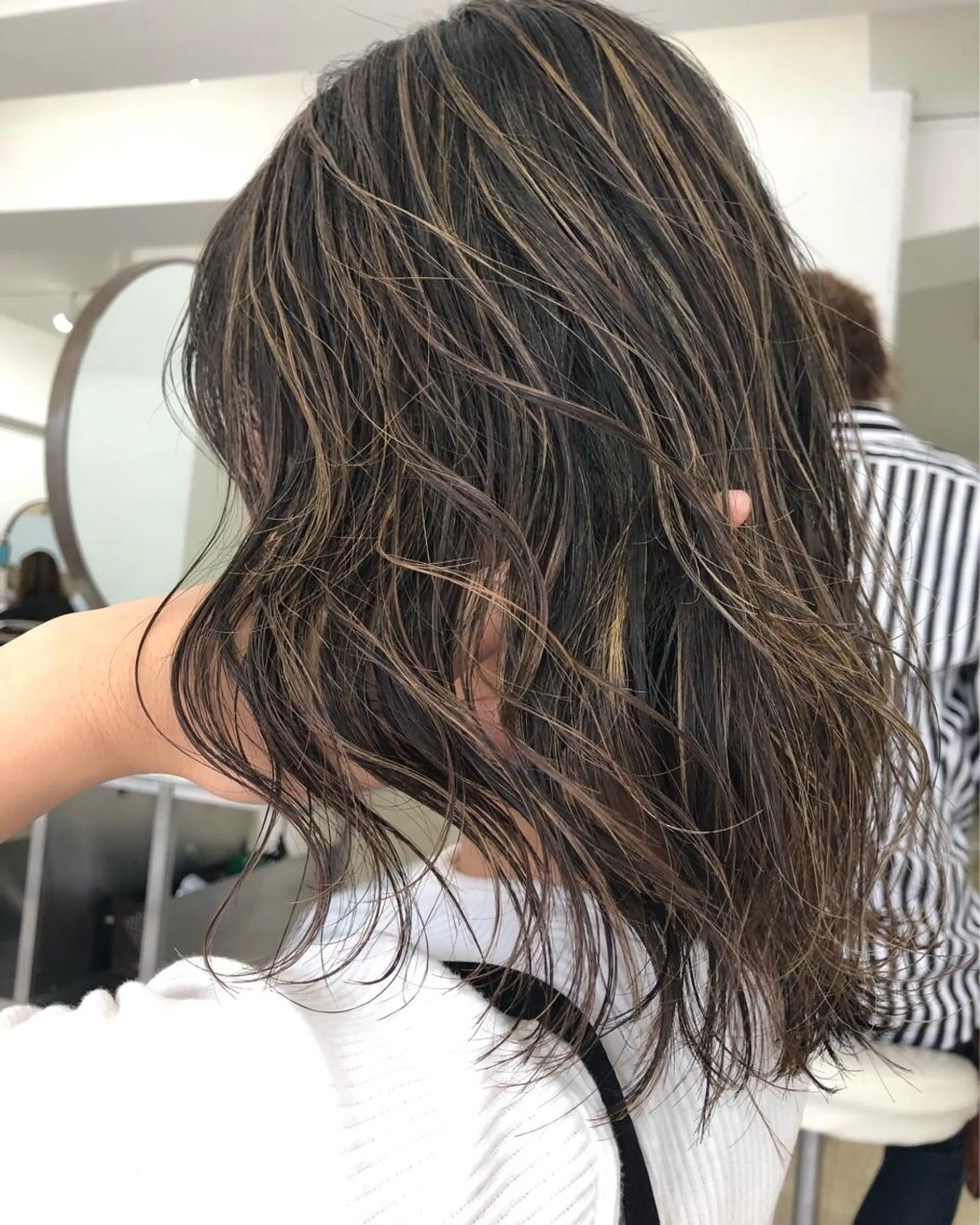 ミディアム カラー ヘアカラー トリートメント Tao所属・藤川 大智のヘアスタイル