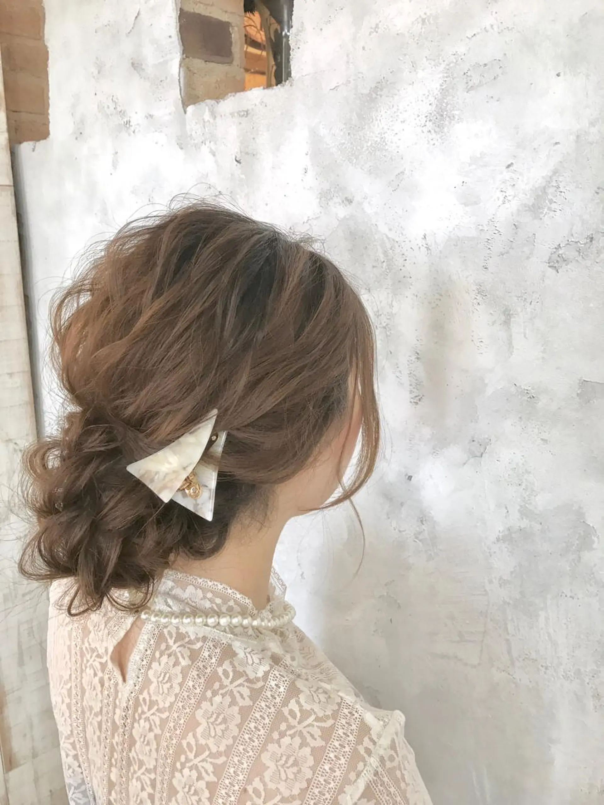 セミロング ヘアセット 新井 広樹のヘアスタイル