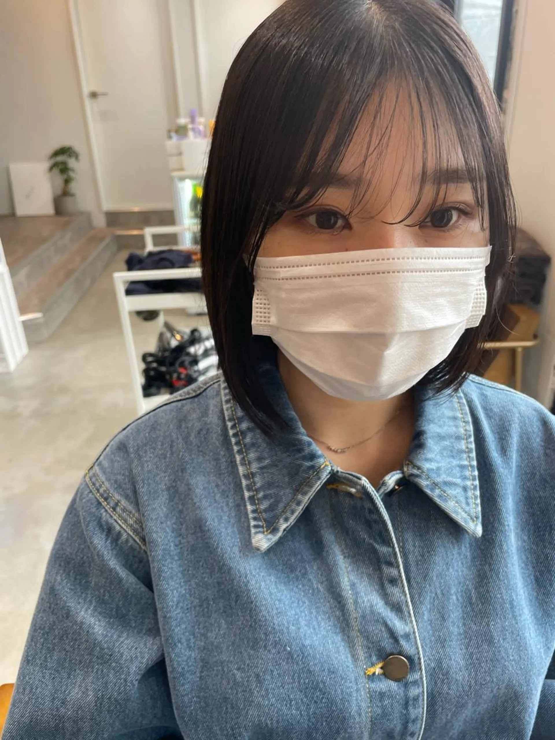 ショート ボブ 🦋顔周りカット/レ イヤー/ユリ🦋のヘアスタイル