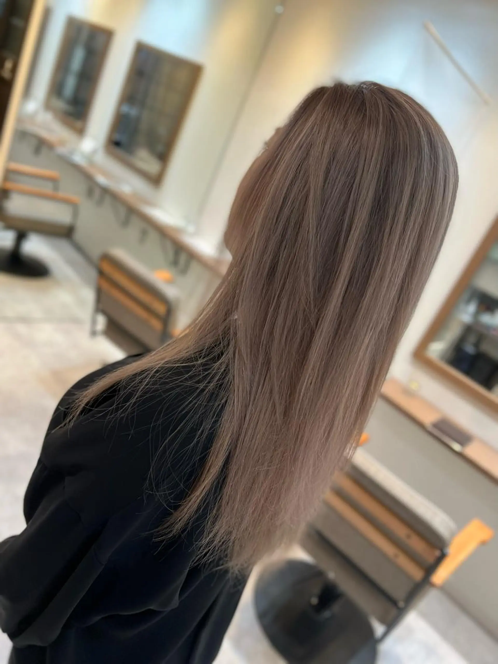 ロング カラー 髪質改善/ ブリーチ/中尾のヘアスタイル