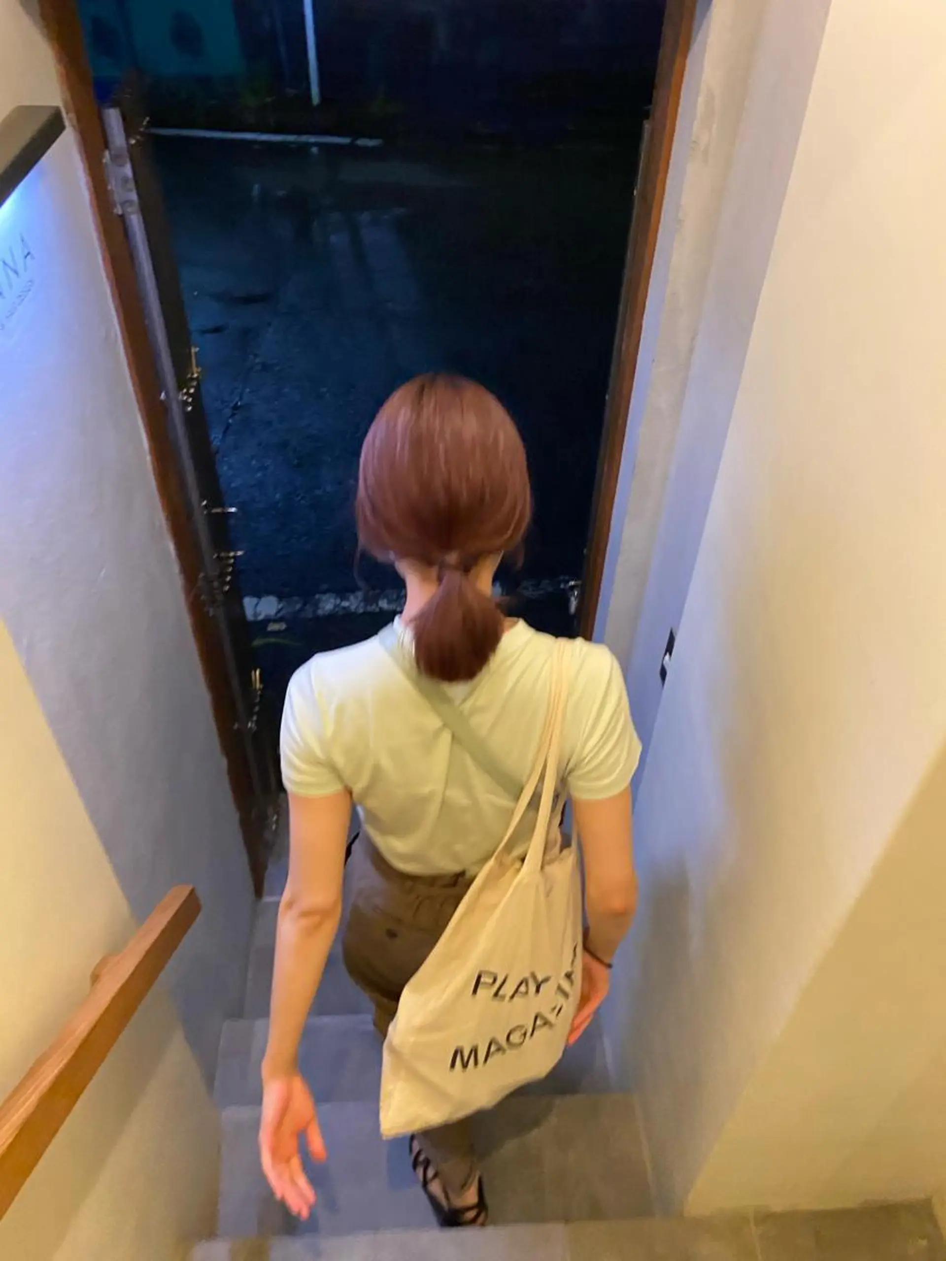 ミディアム カラー メンズ ローズカラー 🦮shiori アイドルオタク🦮のヘアスタイル