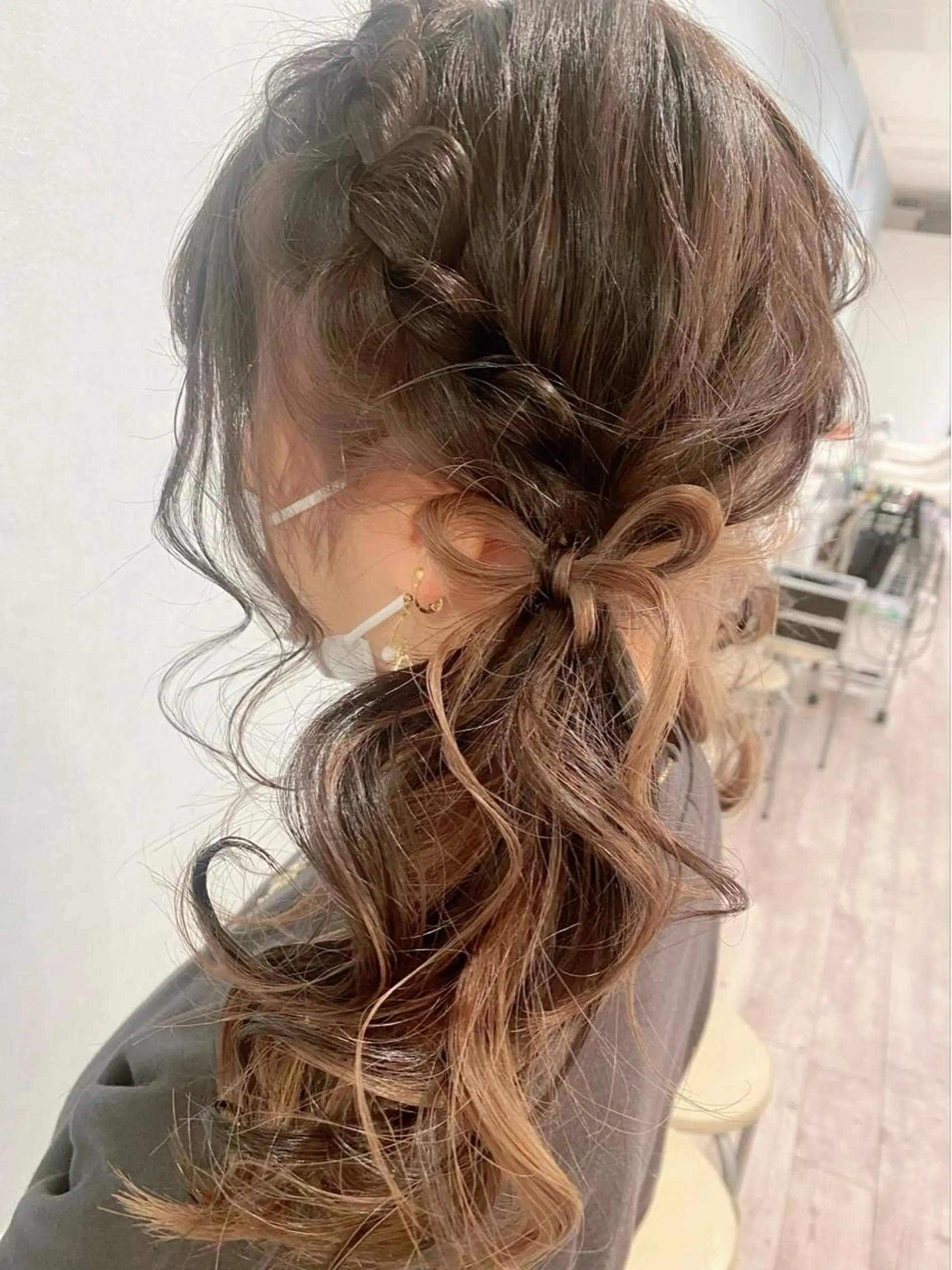 ロング ヘアアレンジ セットサロン      ラフテル所属・大阪/ヘアアレンジ /似合わせset💐のヘアスタイル