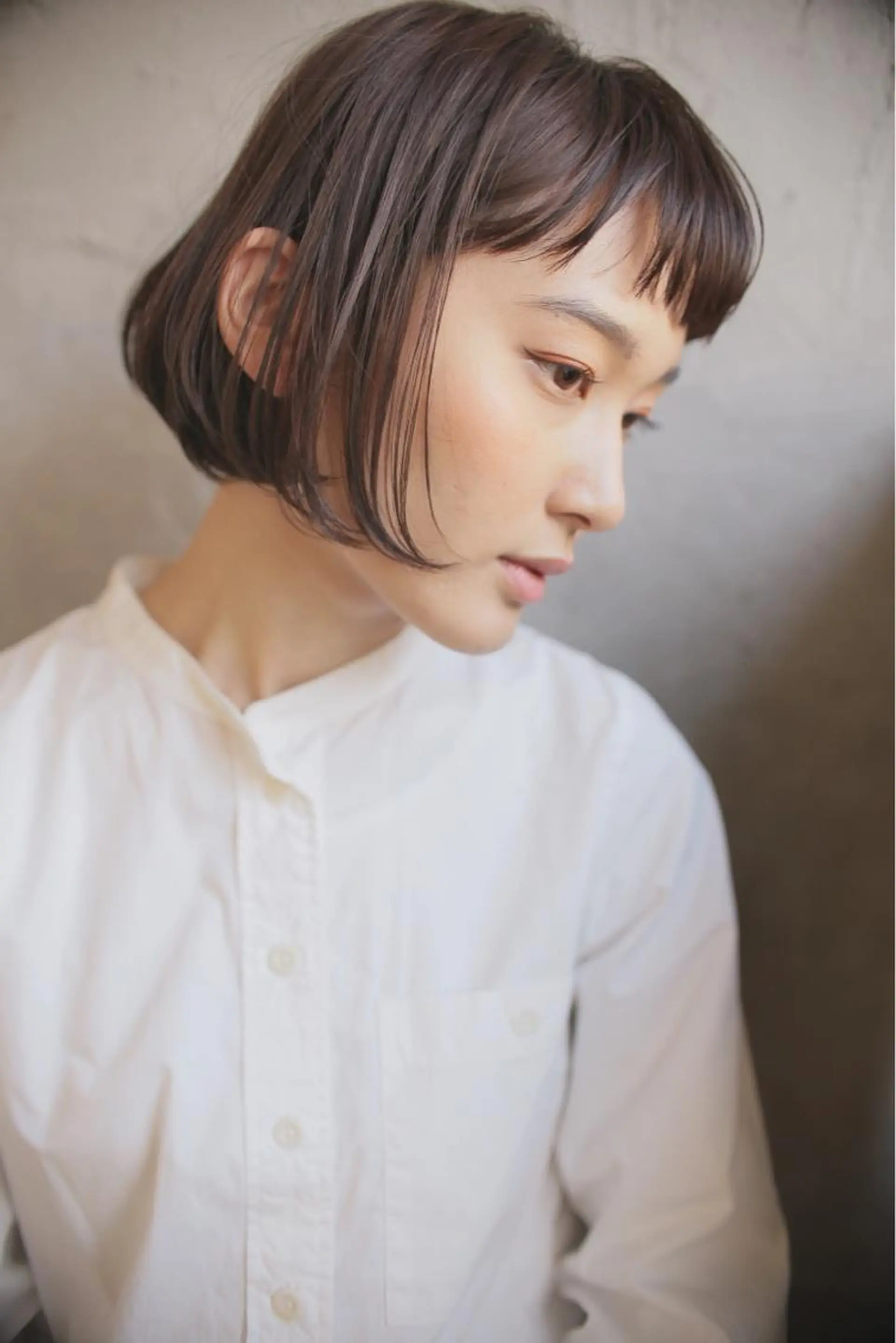 ショート カラー パーマ ボブ ストレートパーマ カット ヘアカラー トリートメント 🧼柴田 健太郎🧼のヘアスタイル