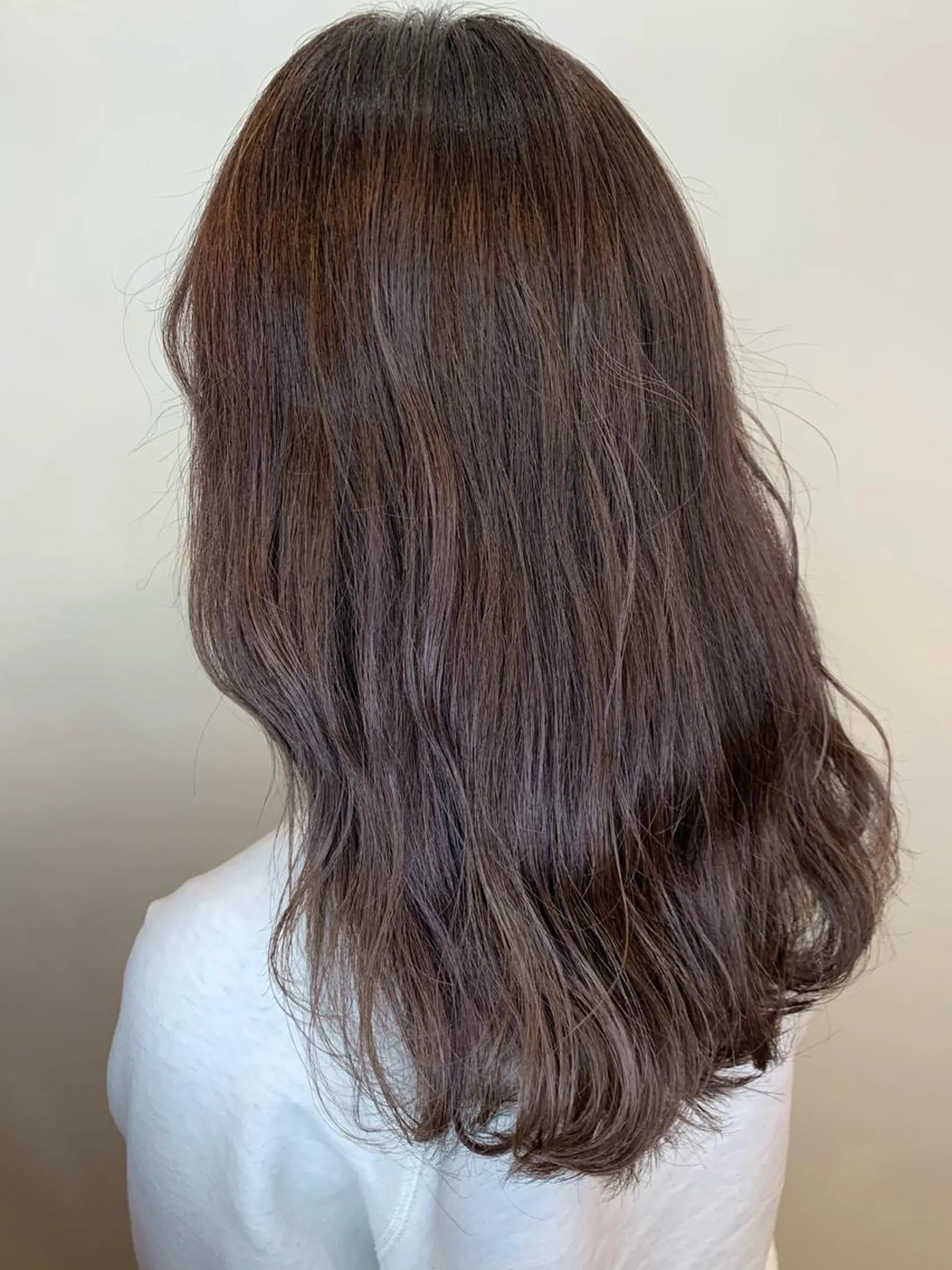 ロング カラー ラベンダーカラー ヘアカラー トリートメント FLAGS YAMATOのヘアスタイル