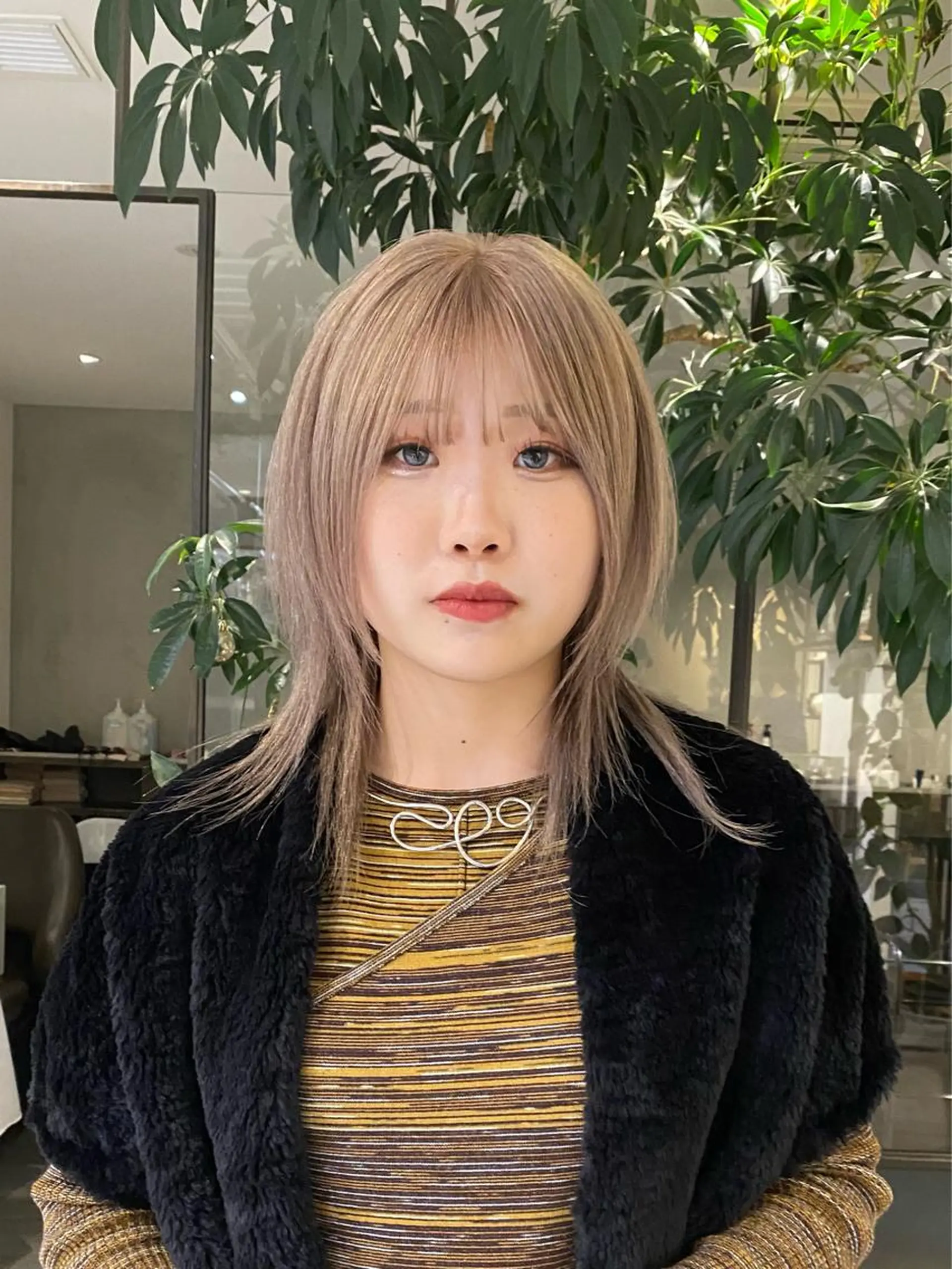 ミディアム Hair & make Lamp所属・梅田のブリーチ特化 美容師KAI🥰のヘアスタイル