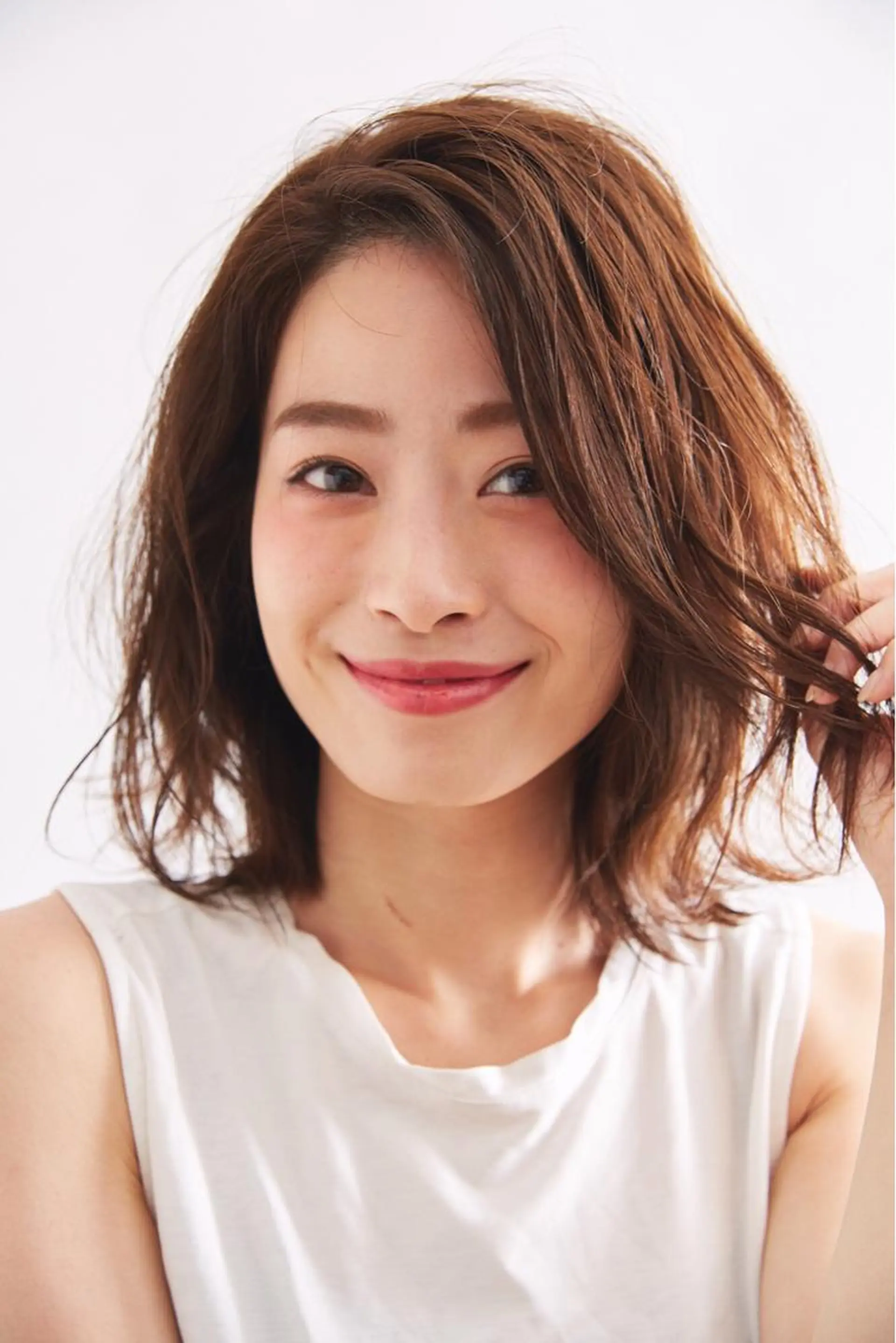 ミディアム カラー パーマ ヘアアレンジ メンズ キッズ ネイル マツエク・マツパ アティリー 西梅田のヘアスタイル