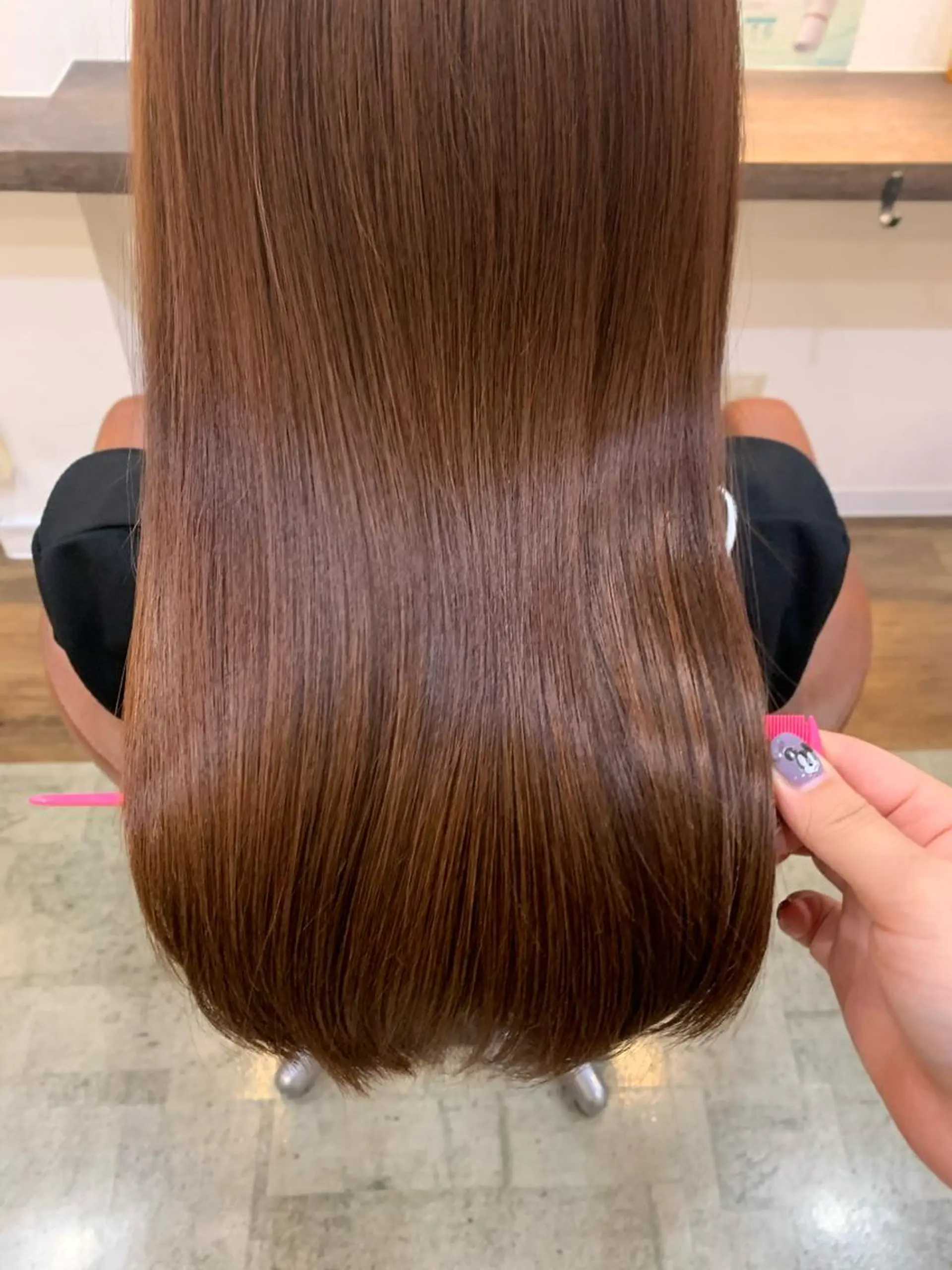 ロング ケアリスト 秋元のヘアスタイル