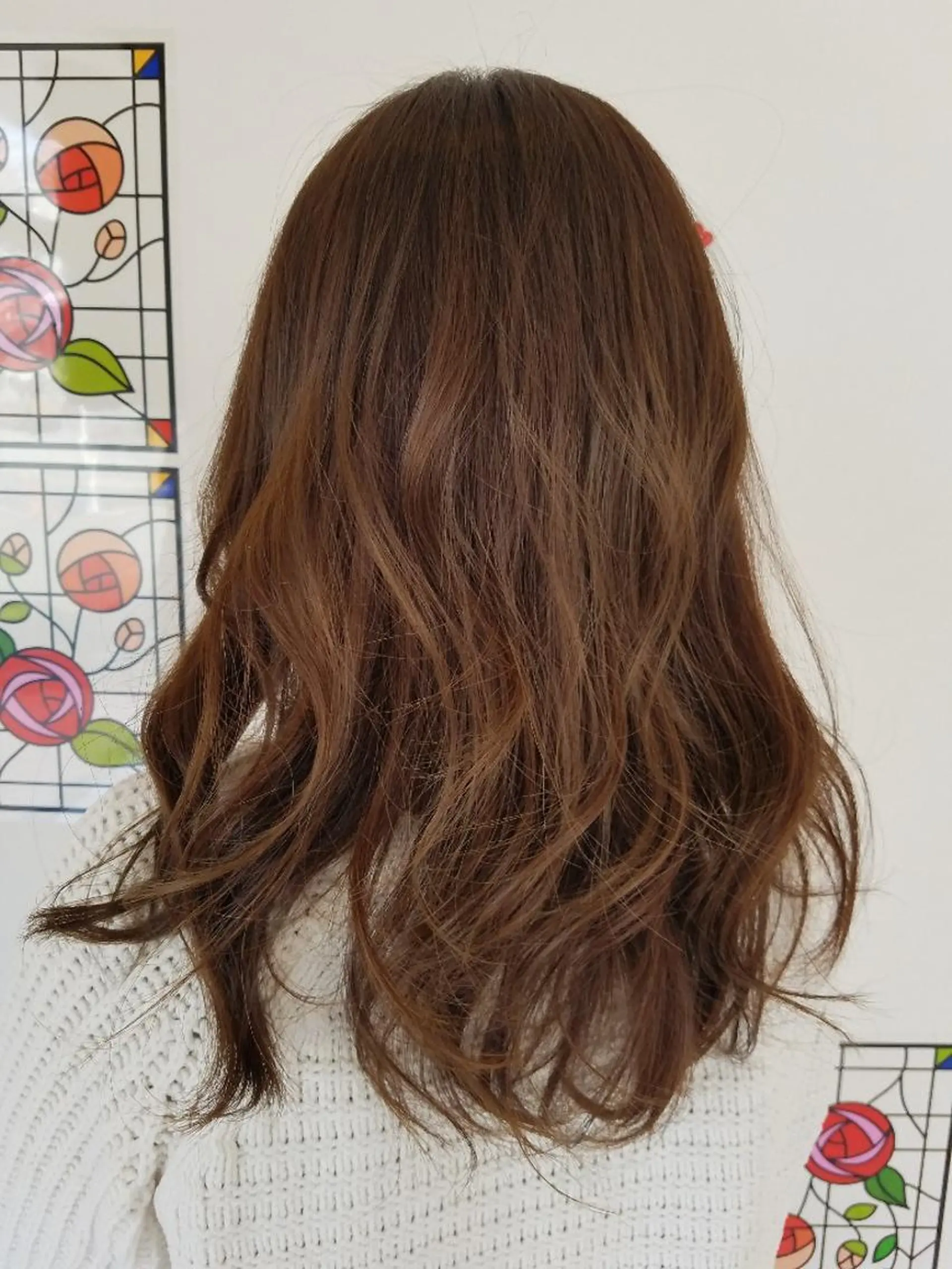 セミロング カラー ベージュカラー 髪質改善/ハイライト 小林秀樹のヘアスタイル