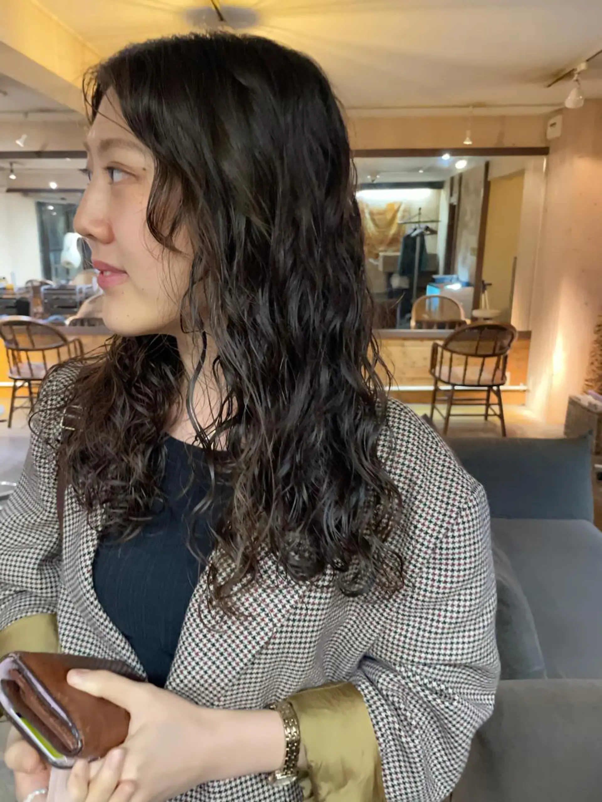 ロング パーマ キッズ カット パーマ トリートメント オトナヘア🌸 harukaのヘアスタイル