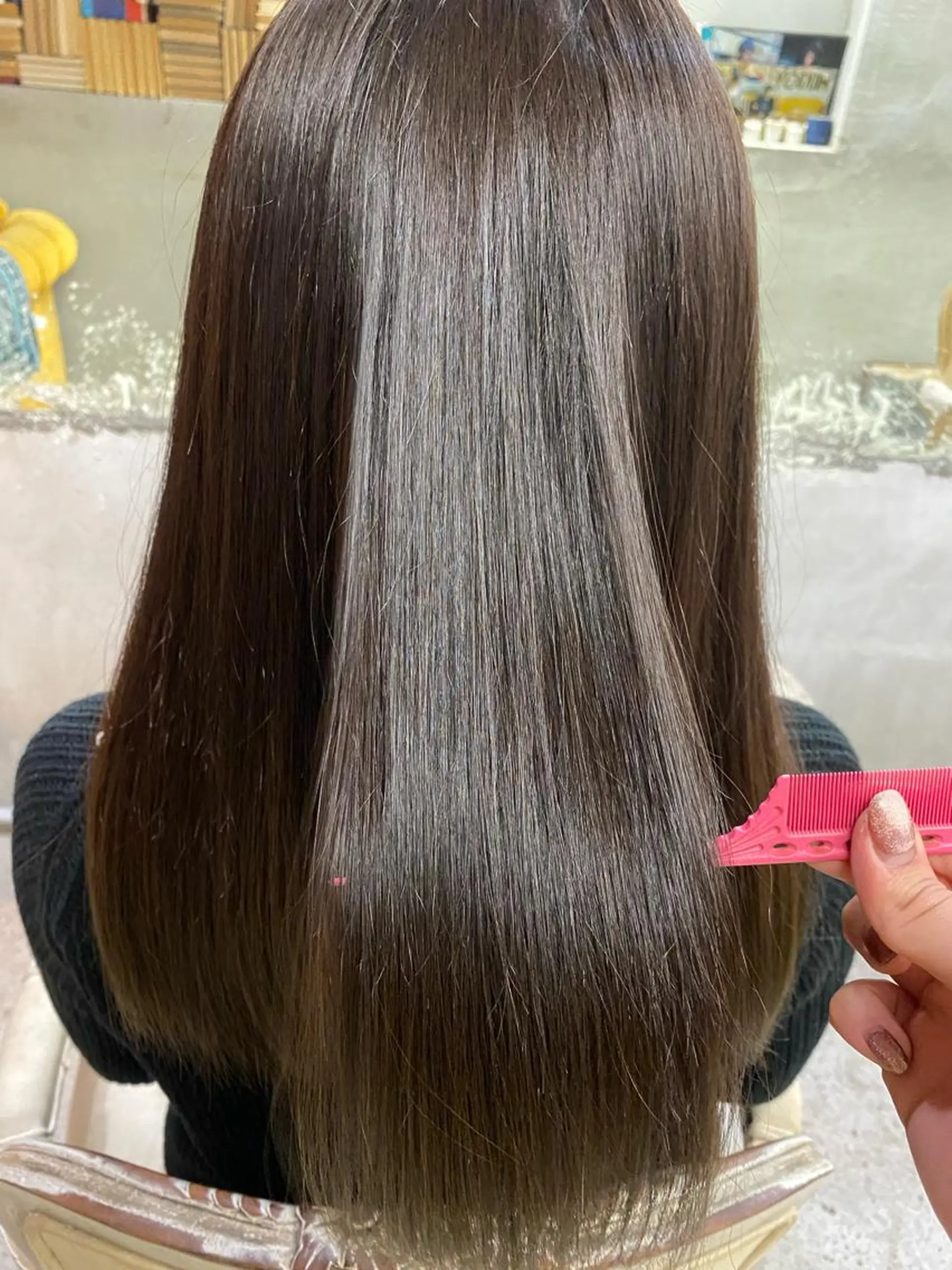 ミディアム カラー お任せヘア☘️☘️ 及川渚のヘアスタイル