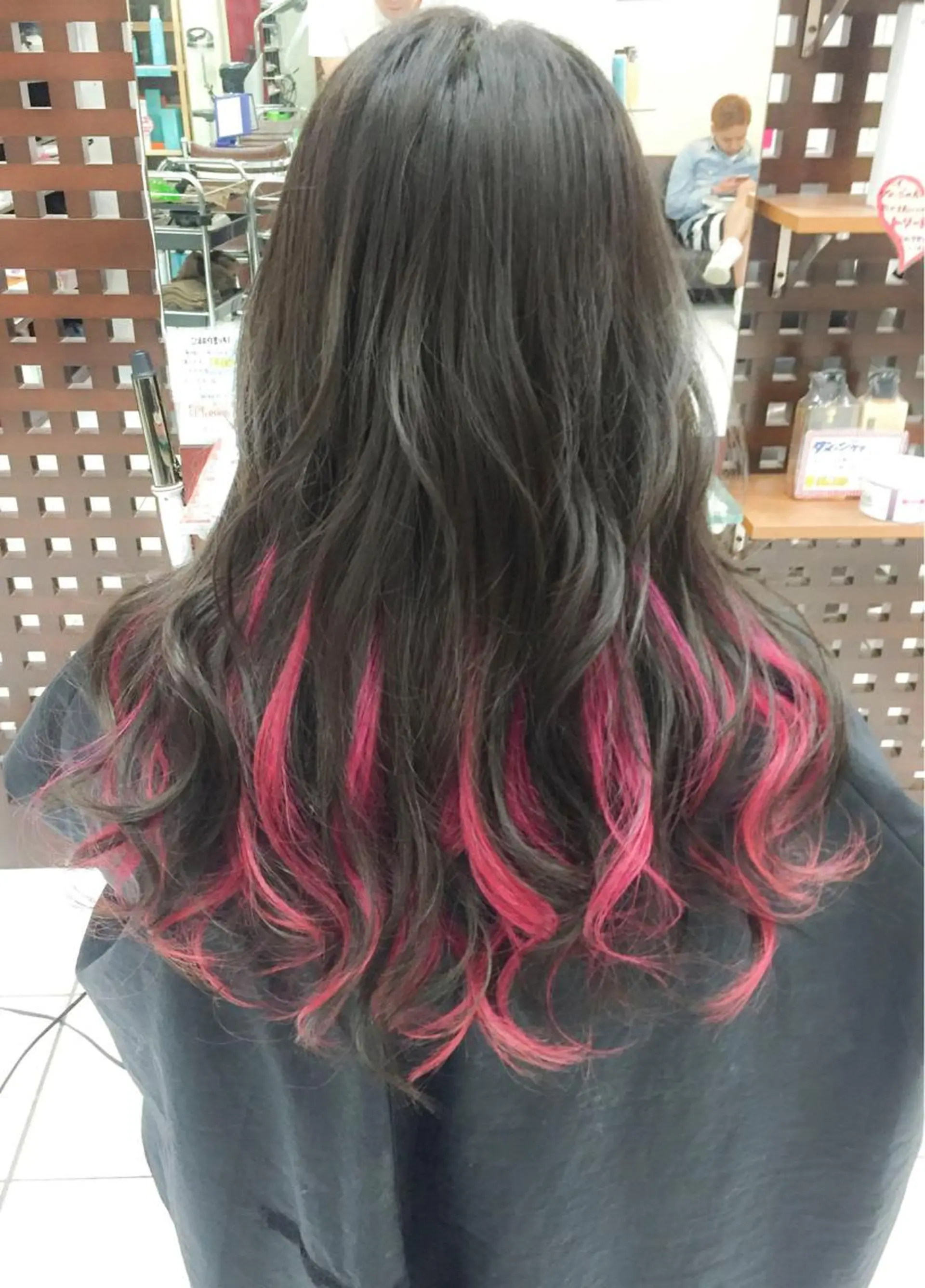 セミロング カラー ヘアアレンジ モテ髪透明感❤️ デイズヘアカラーのヘアスタイル