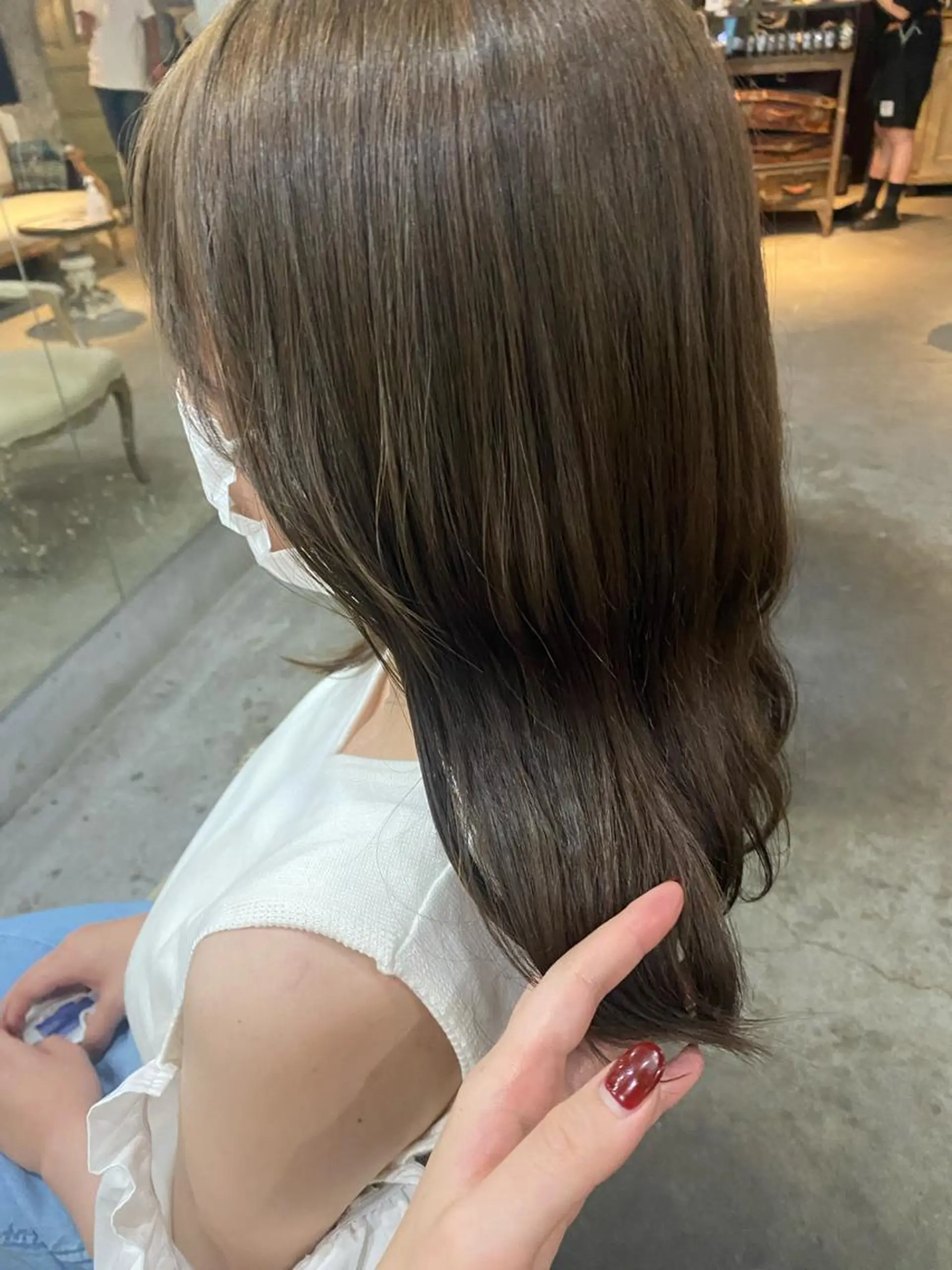 ミディアム カラー お任せヘア☘️☘️ 及川渚のヘアスタイル