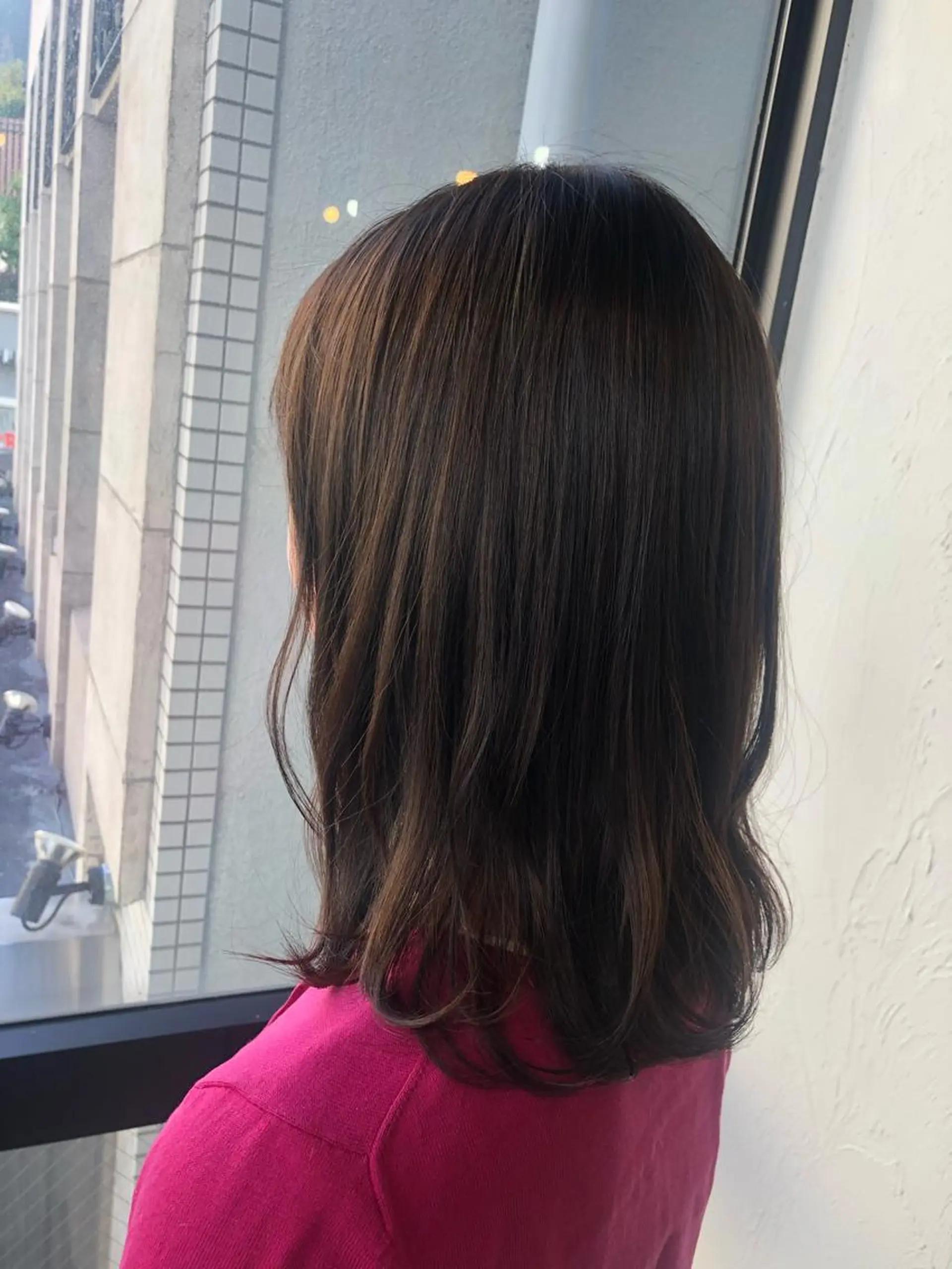 ミディアム カラー 髪質改善＆ブリーチ 伊勢　祐一郎のヘアスタイル