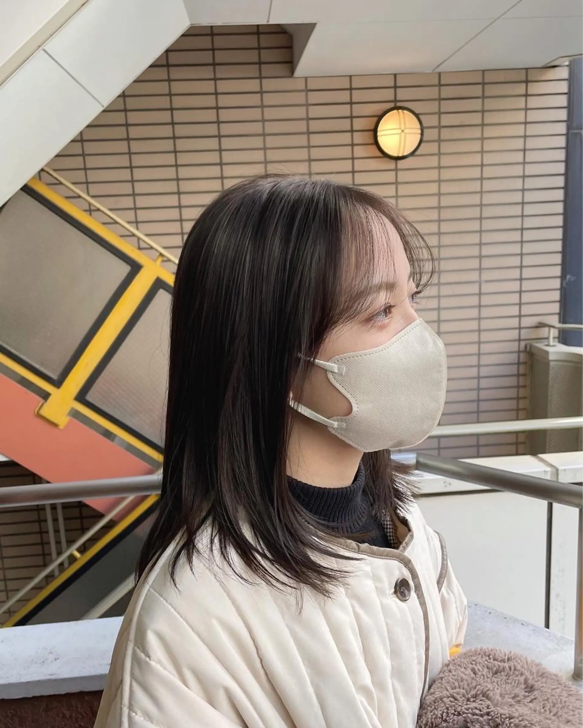 ミディアム カラー 透明感カラー グレージュ オリーブグレージュ オリーブグレー ヘアカラー トリートメント Joshua / 素髪改善のヘアスタイル