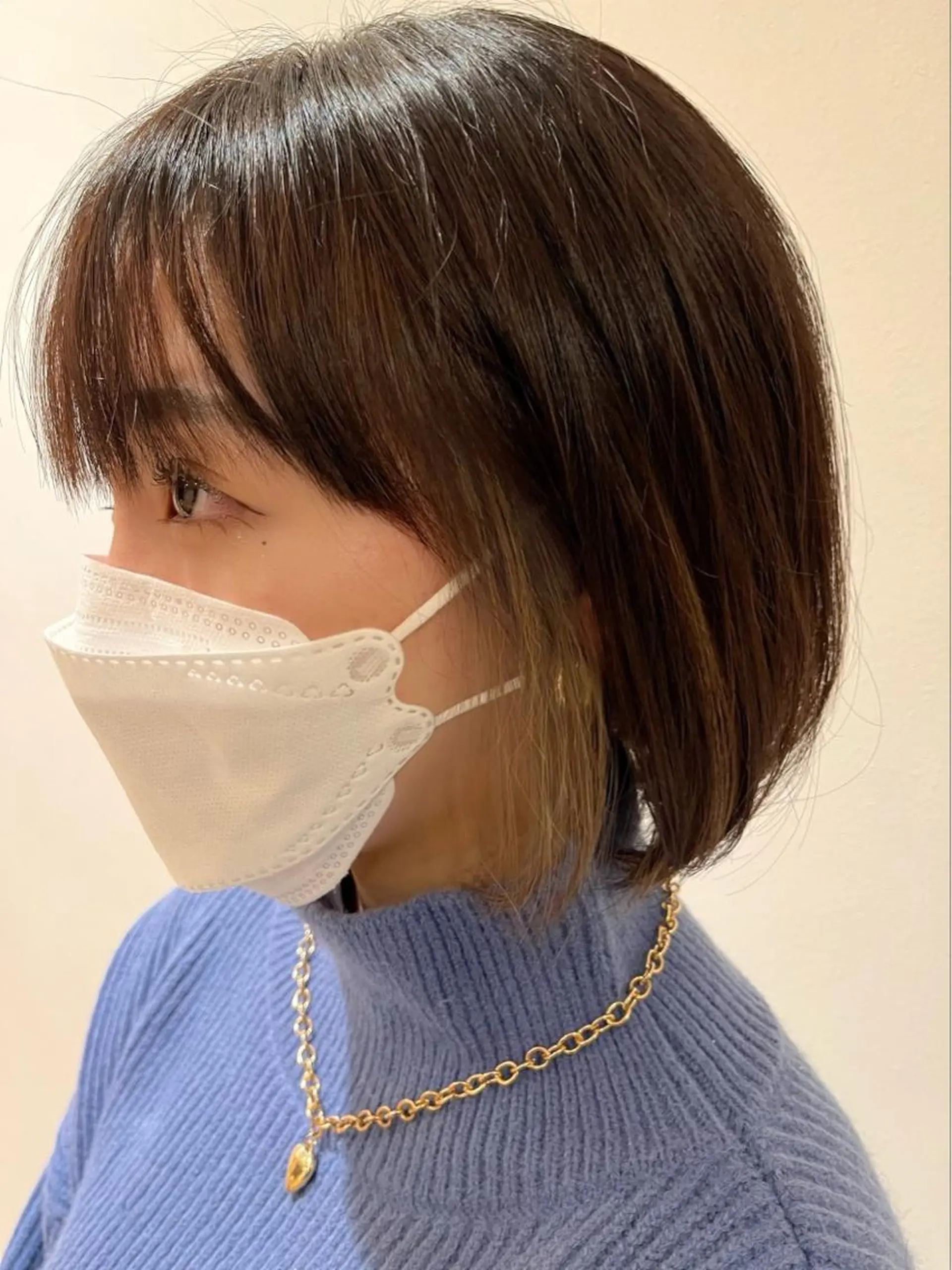 ショート カラー イヤリングカラー 小林 伯熙のヘアスタイル