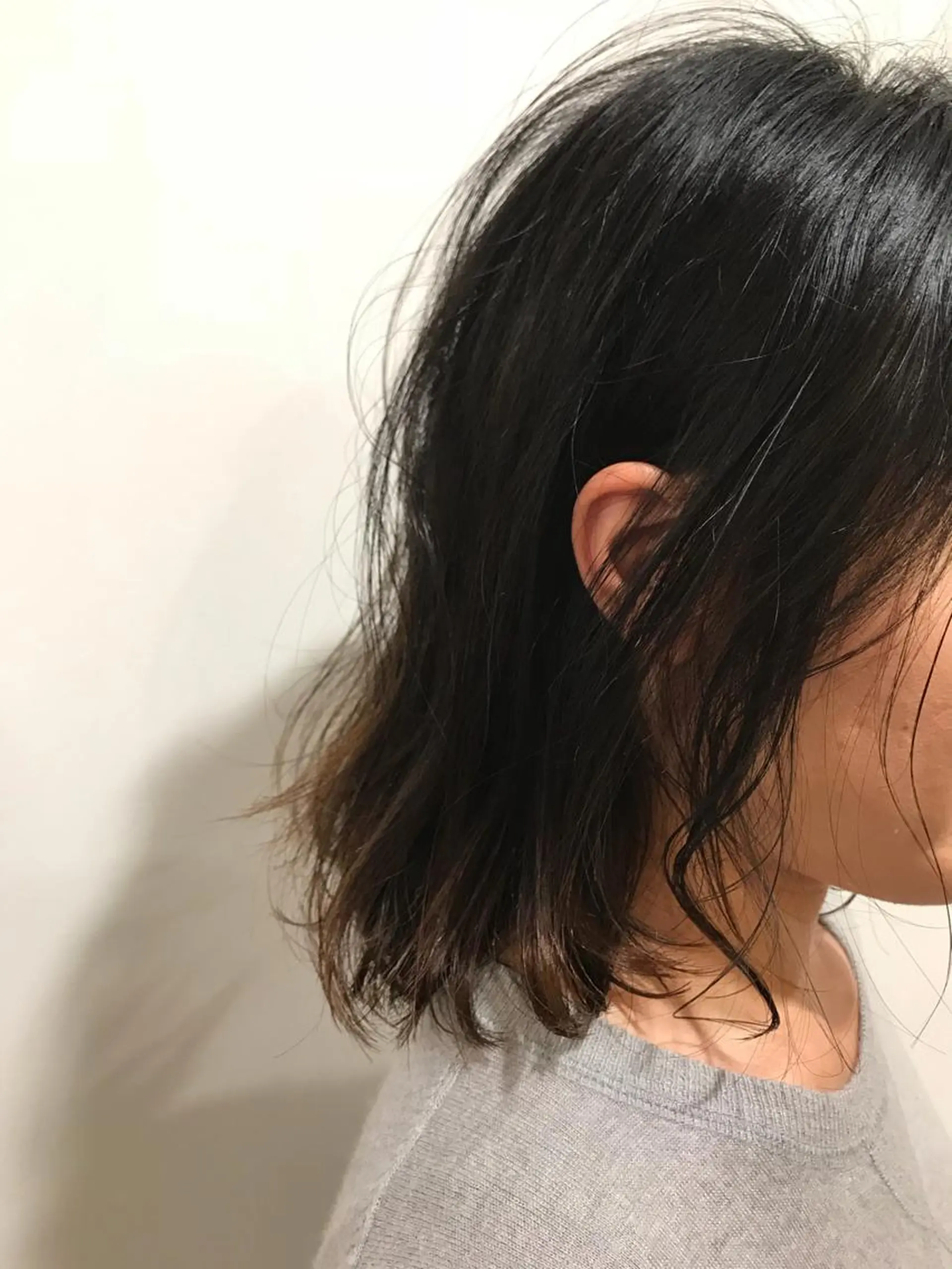 ミディアム 暖色カラー🍊 ボブ🌿顔周りcutのヘアスタイル