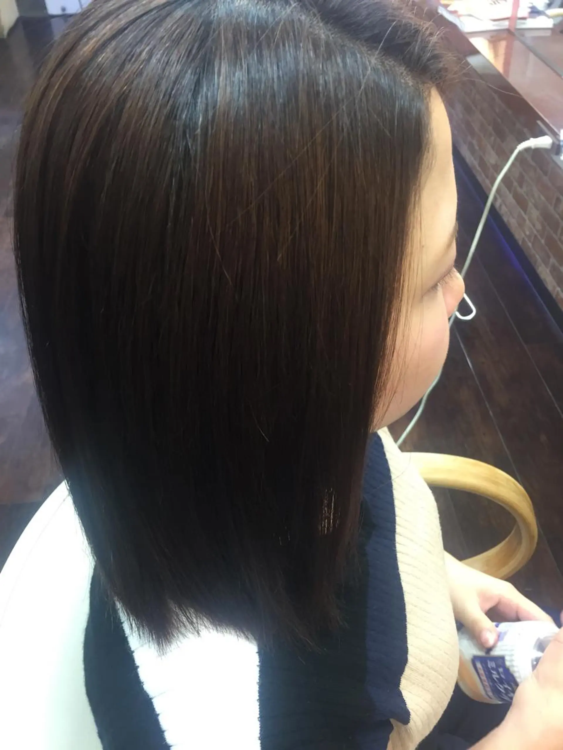 ミディアム パーマ 桧山 真のヘアスタイル