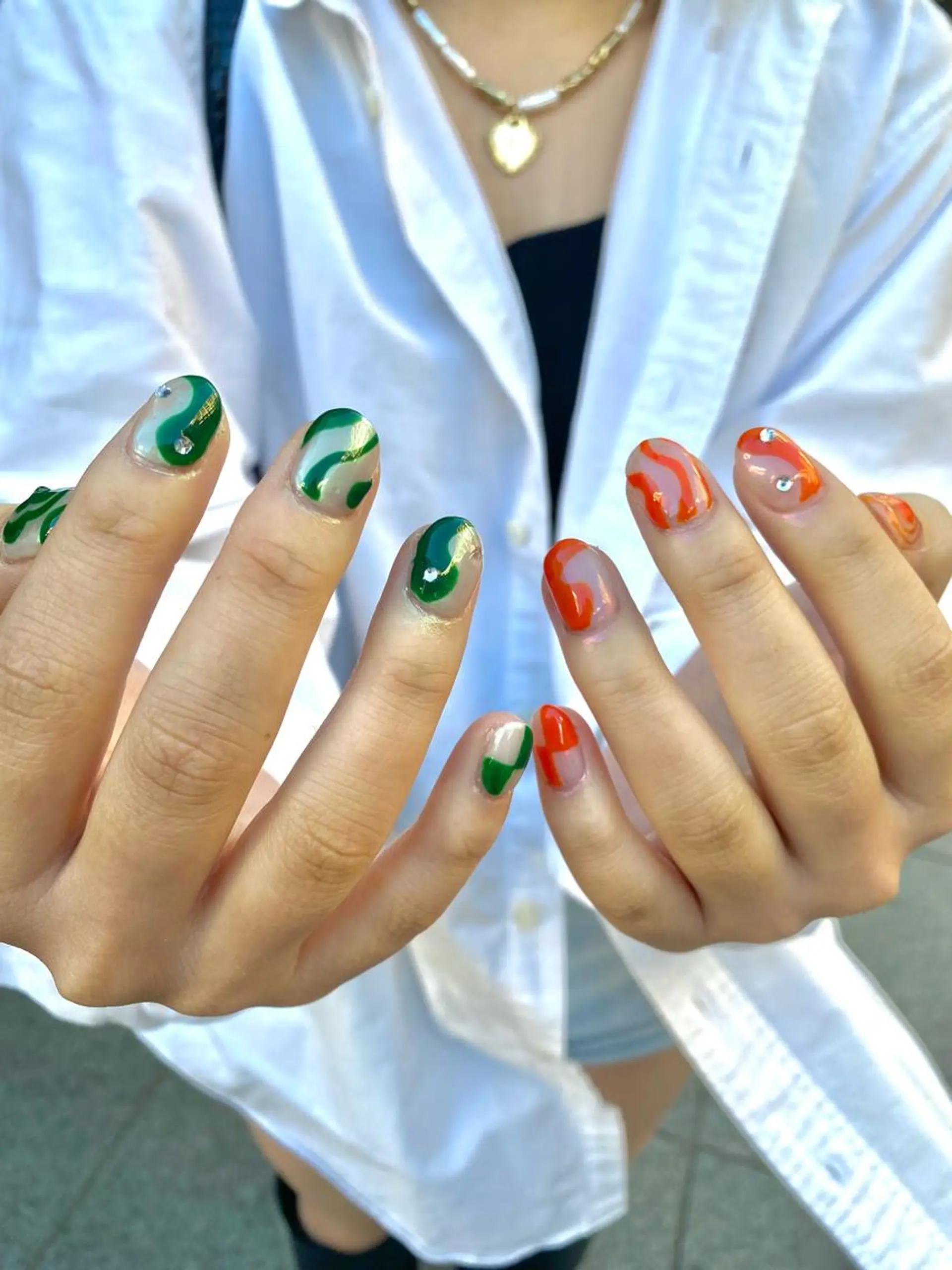 ネイル 個性派／中韓ネイル SAKURAのネイルデザイン