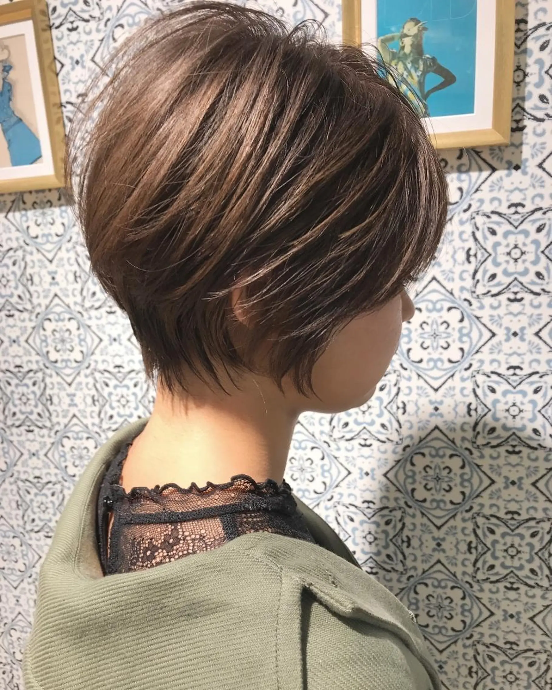 ショート カラー くせ毛 ショートヘア ショート、ボブの達人 東康介✨のヘアスタイル