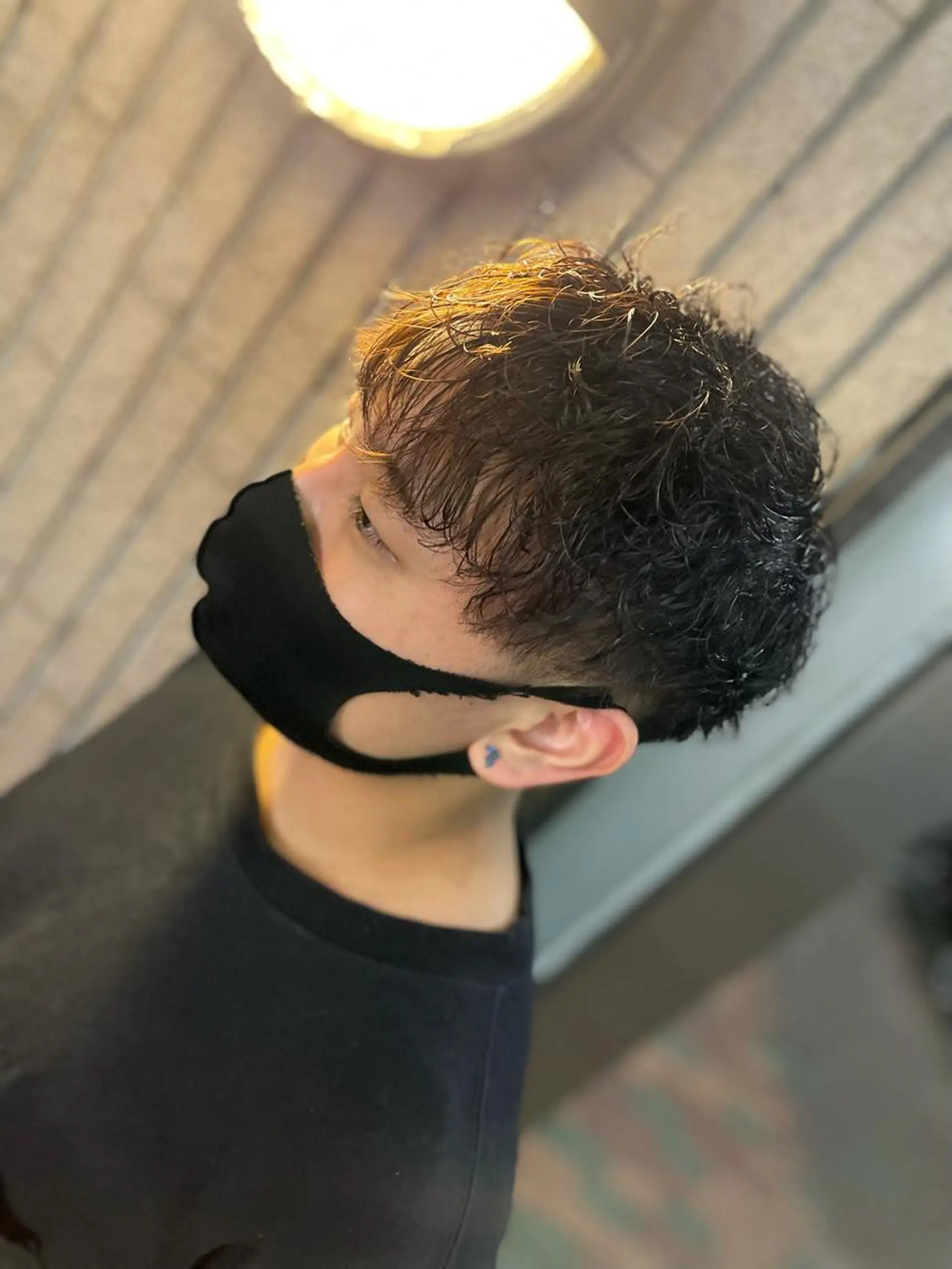 ミディアム パーマ ミディアムパーマ ヒロ銀座バーバーショップ広島本店所属・中越 仁一郎のヘアスタイル