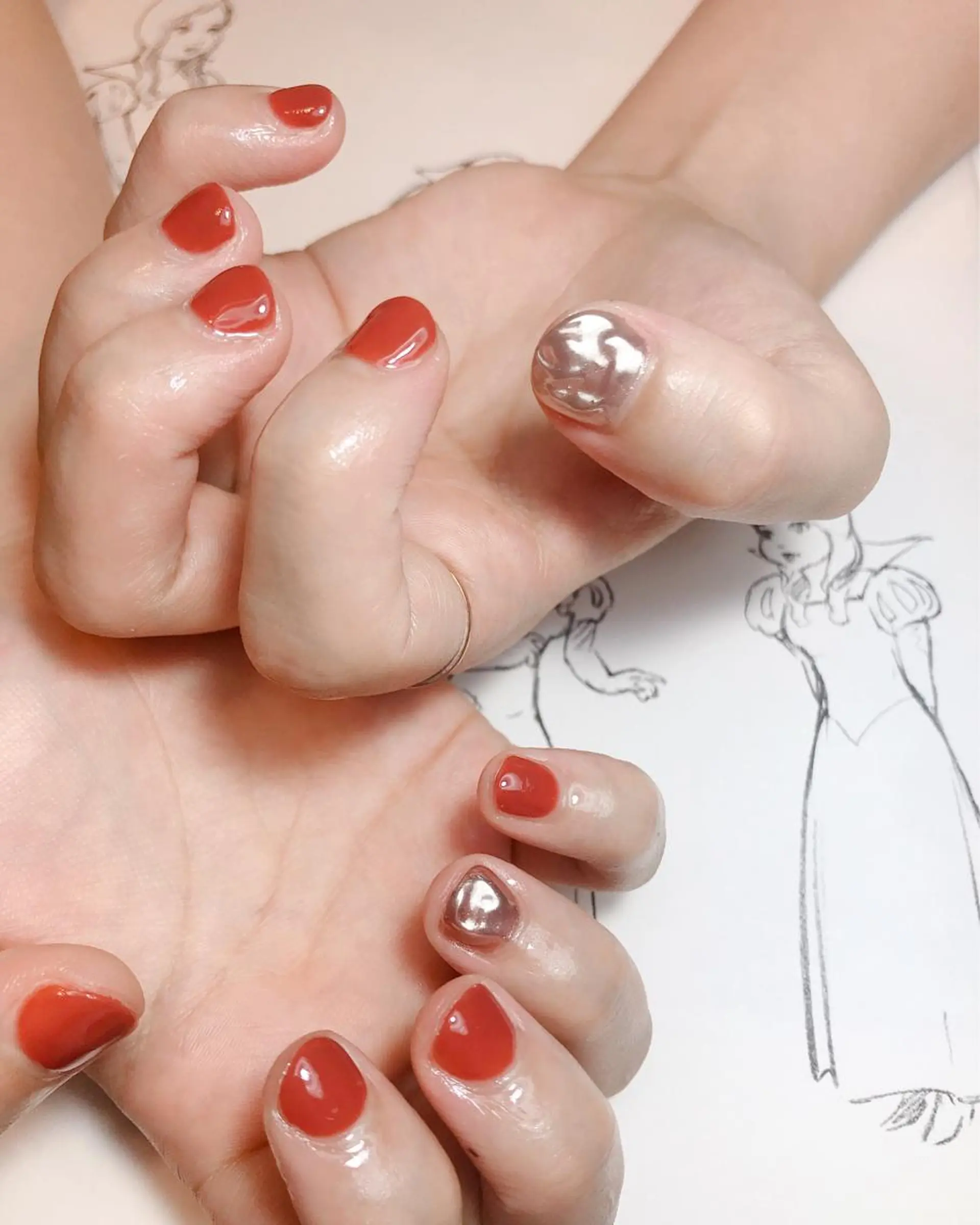 ネイル ミラーネイル owlnail /持込みデザイン専門のネイルデザイン