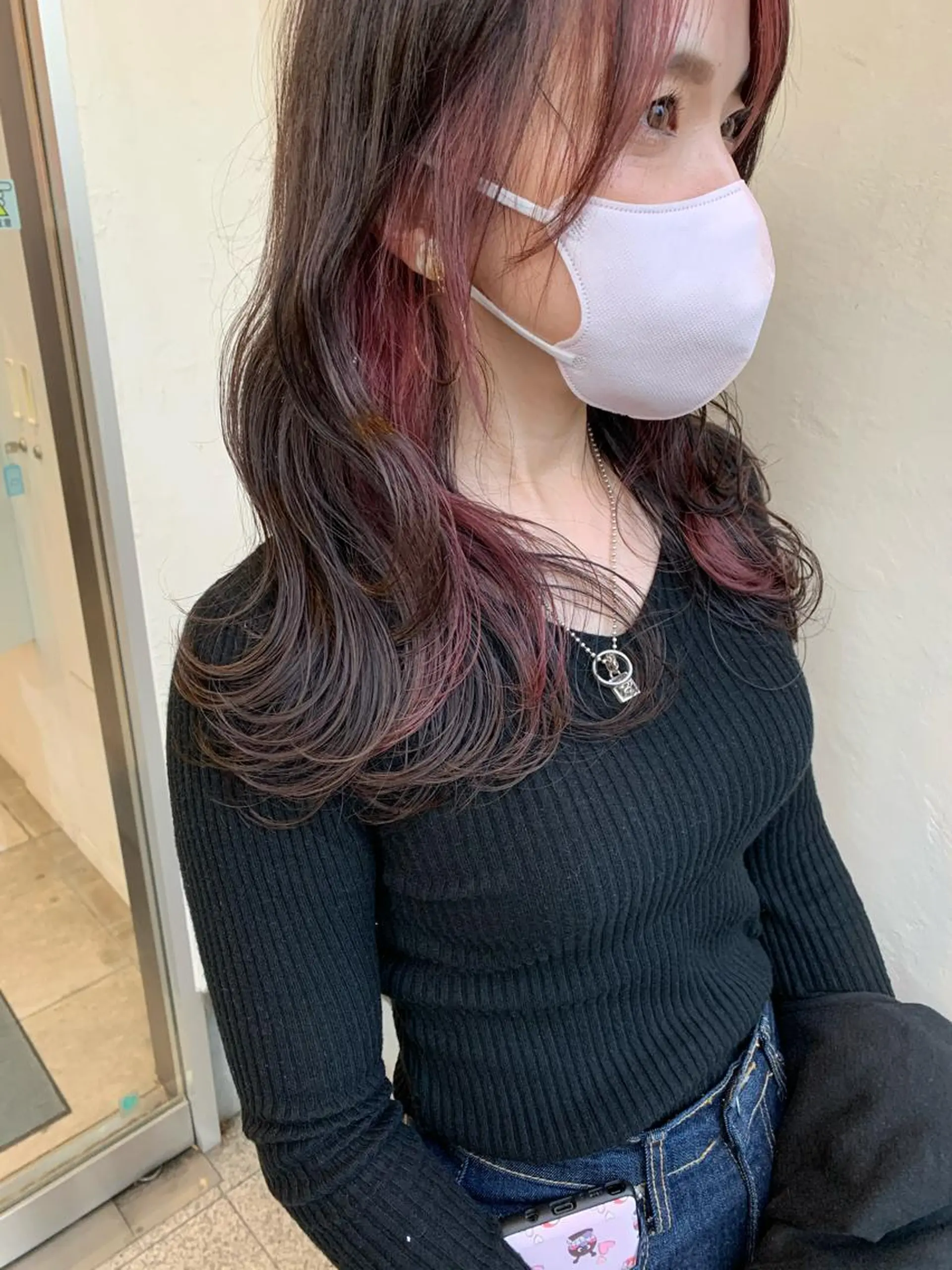 セミロング 髪質改善 🍀岡村凌也のヘアスタイル