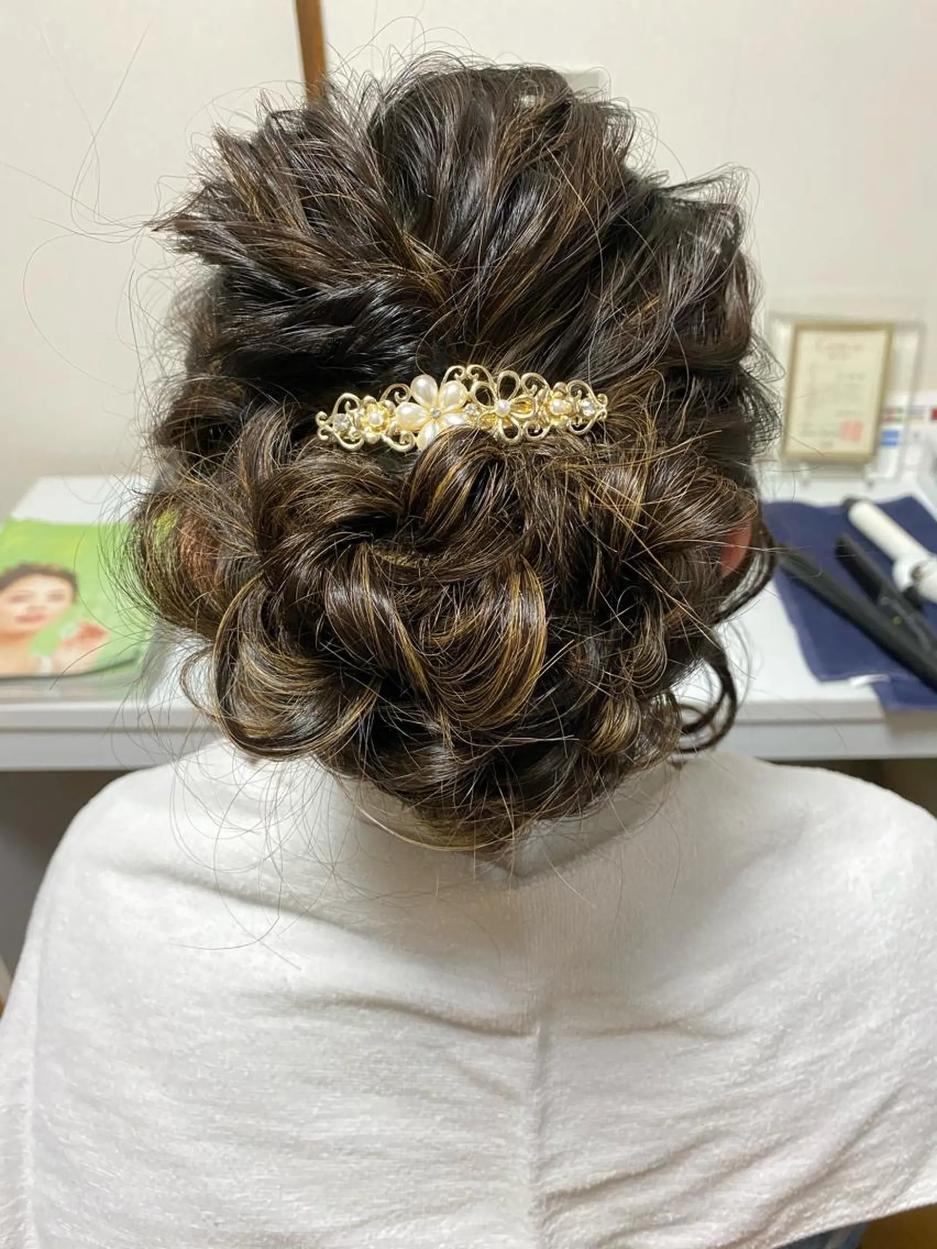 ヘアアレンジ ヘアセット The Best Beauty受付担当のヘアスタイル