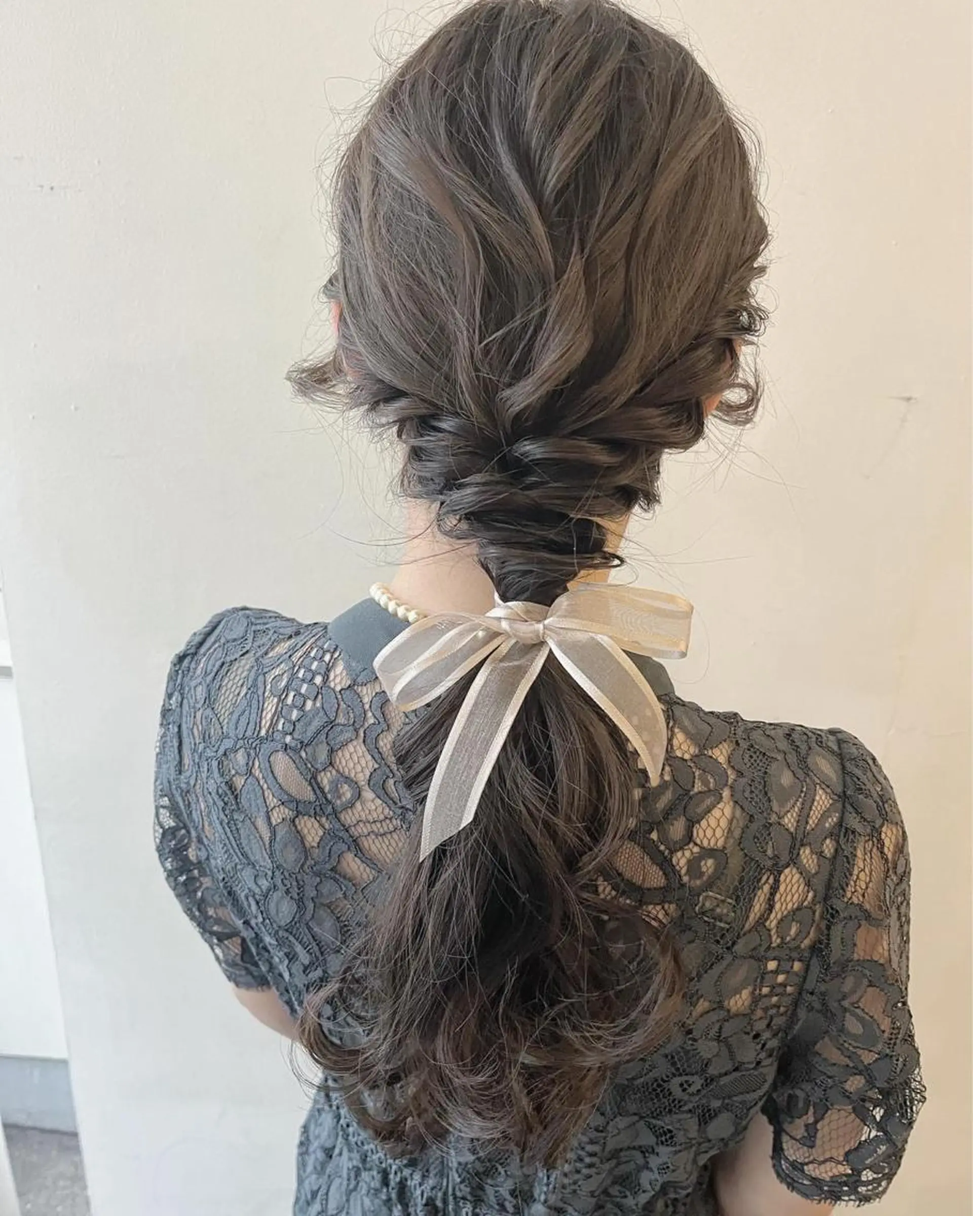 セミロング ヘアアレンジ ⭐️ アユミ⭐️のヘアスタイル