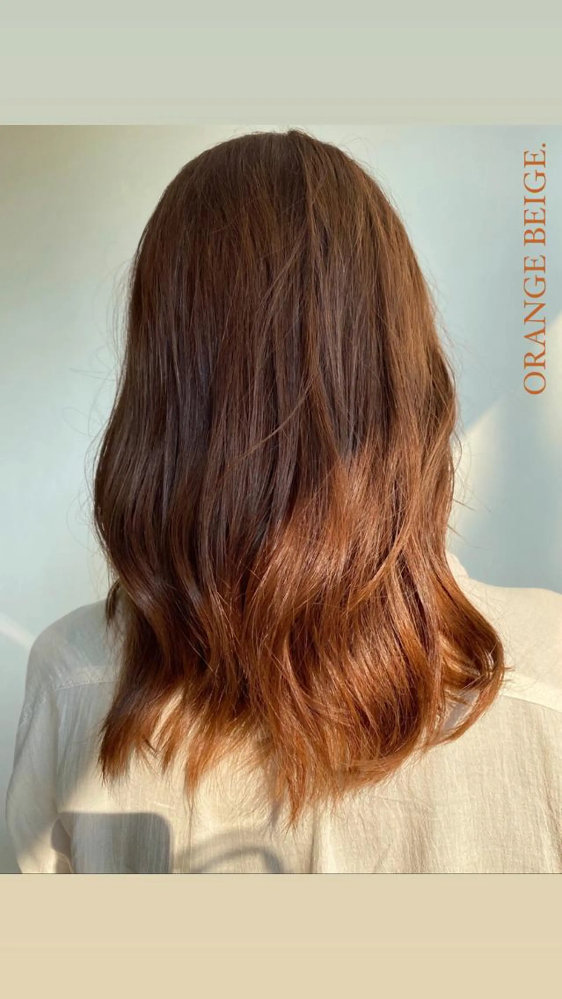 セミロング カラー les baladins du miroir所属・🍃YURI 🍃のヘアスタイル