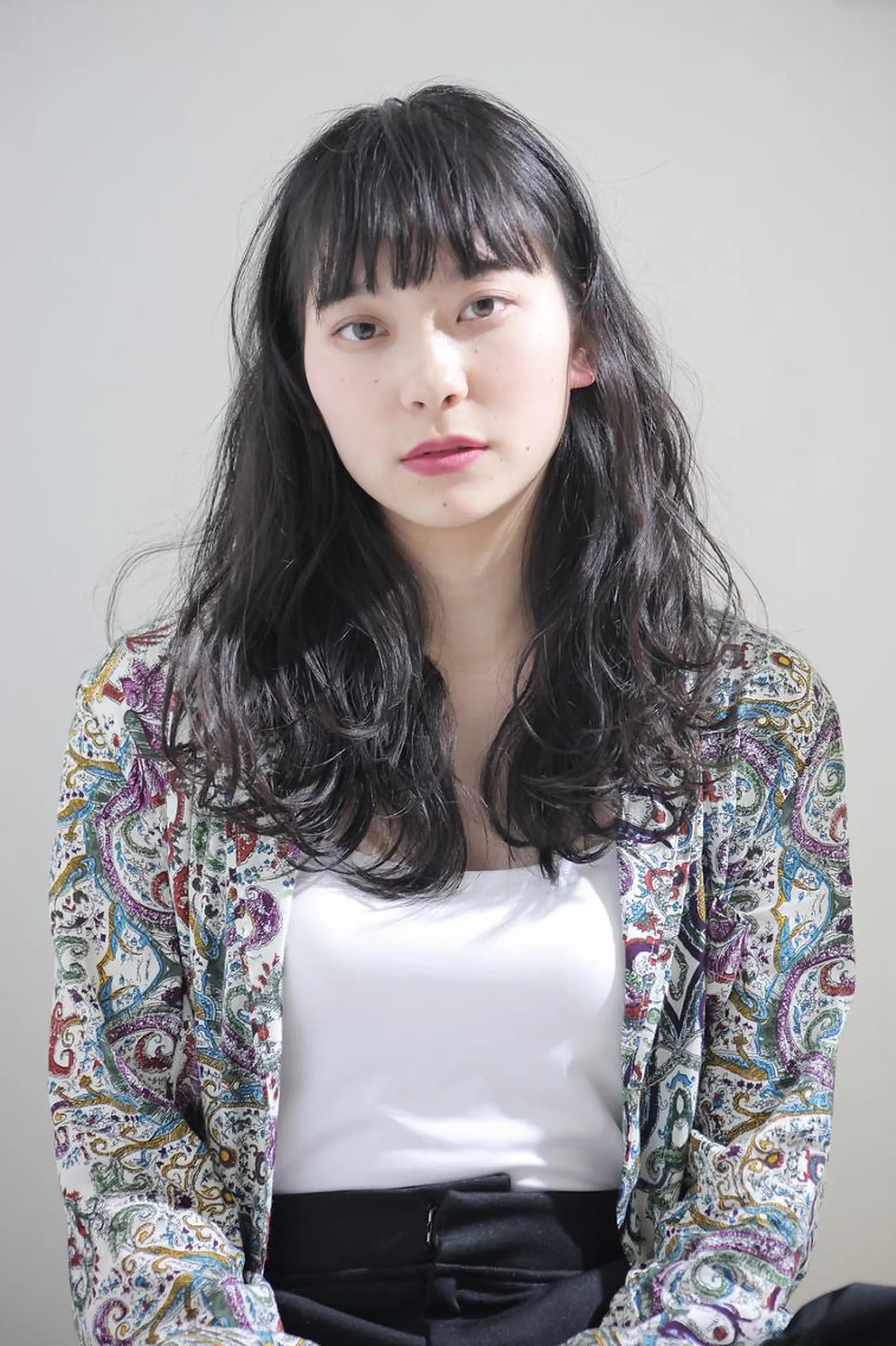 セミロング カラー 福岡天神⭐︎ lotyのヘアスタイル