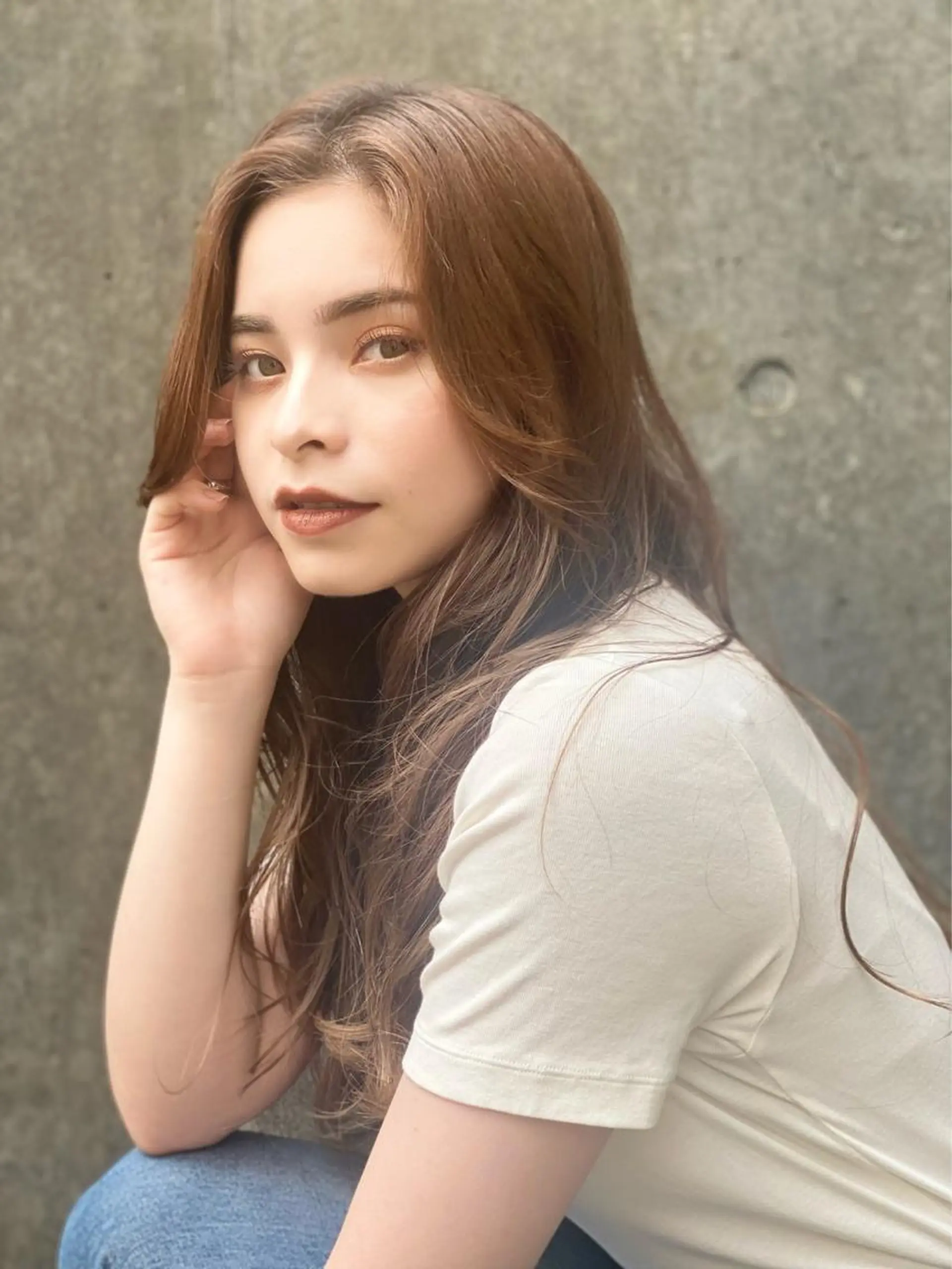 ロング カット ヘアカラー トリートメント ICON所属・艶美髪マスター 店長✂︎YUKKEのヘアスタイル