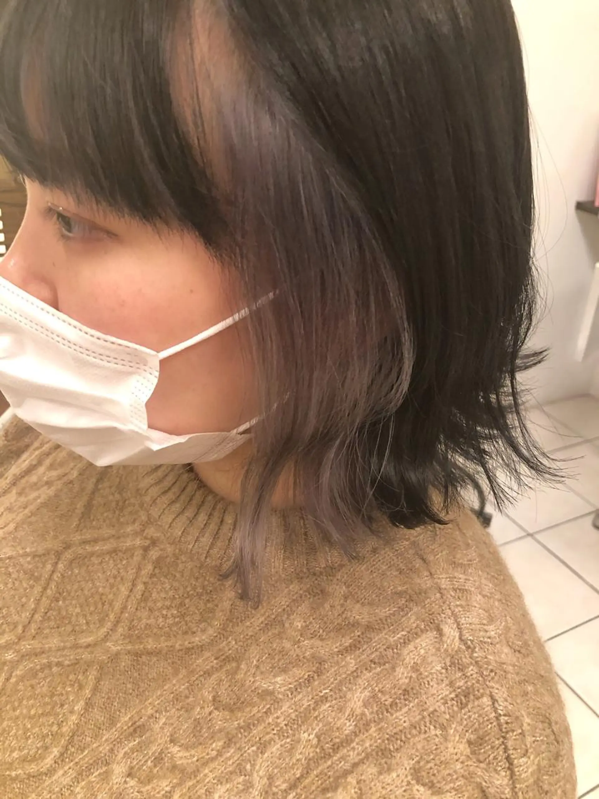 ミディアム カラー ブリーチ インナーカラー ヘアカラー force  hair所属・🫧富田 苑実🫧のヘアスタイル