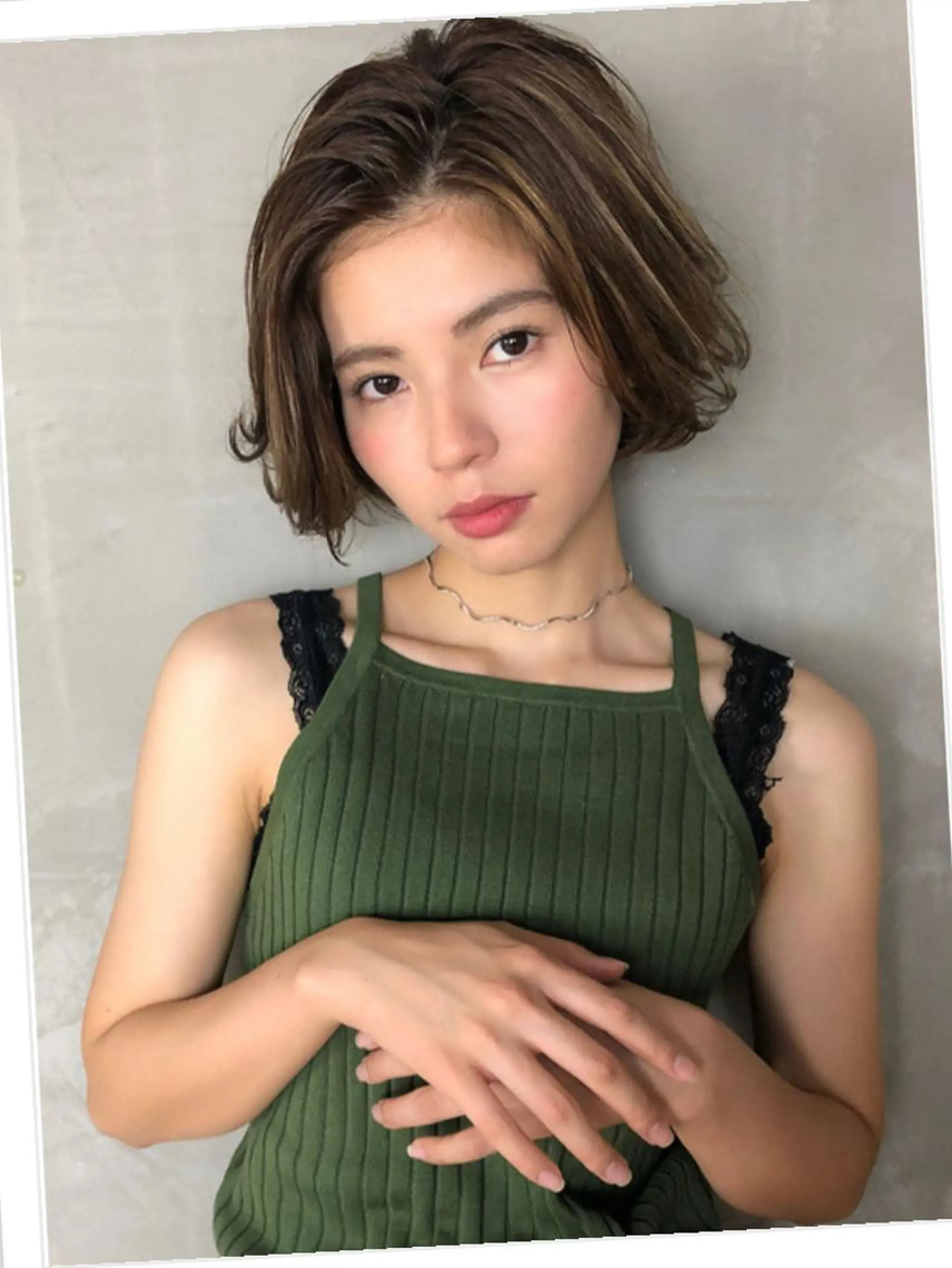 ミディアム カラーリスト菅澤 岳のヘアスタイル