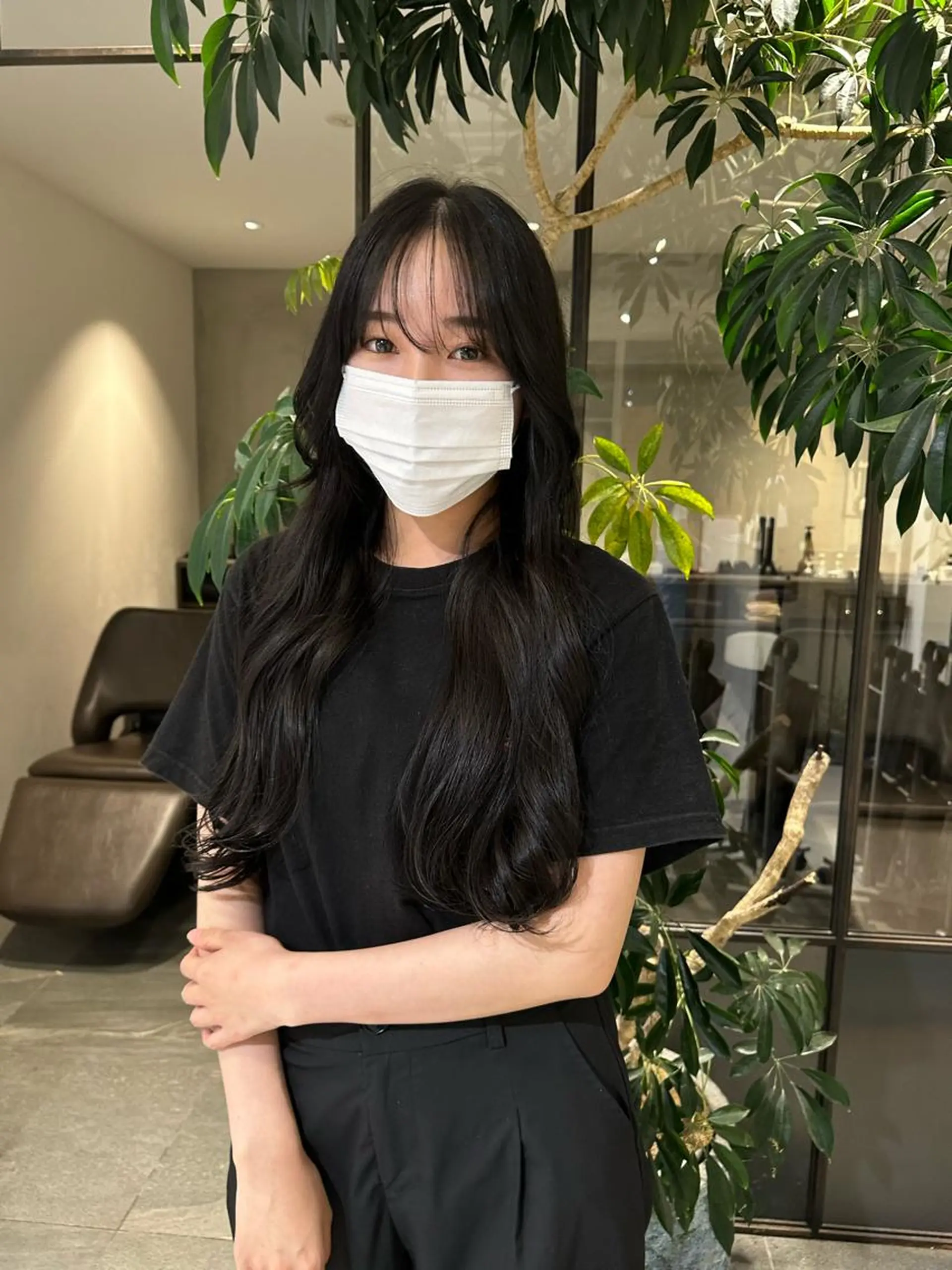 ロング カラー 韓国風ヘア FILMS所属・レイヤーボブ★ cocomoのヘアスタイル