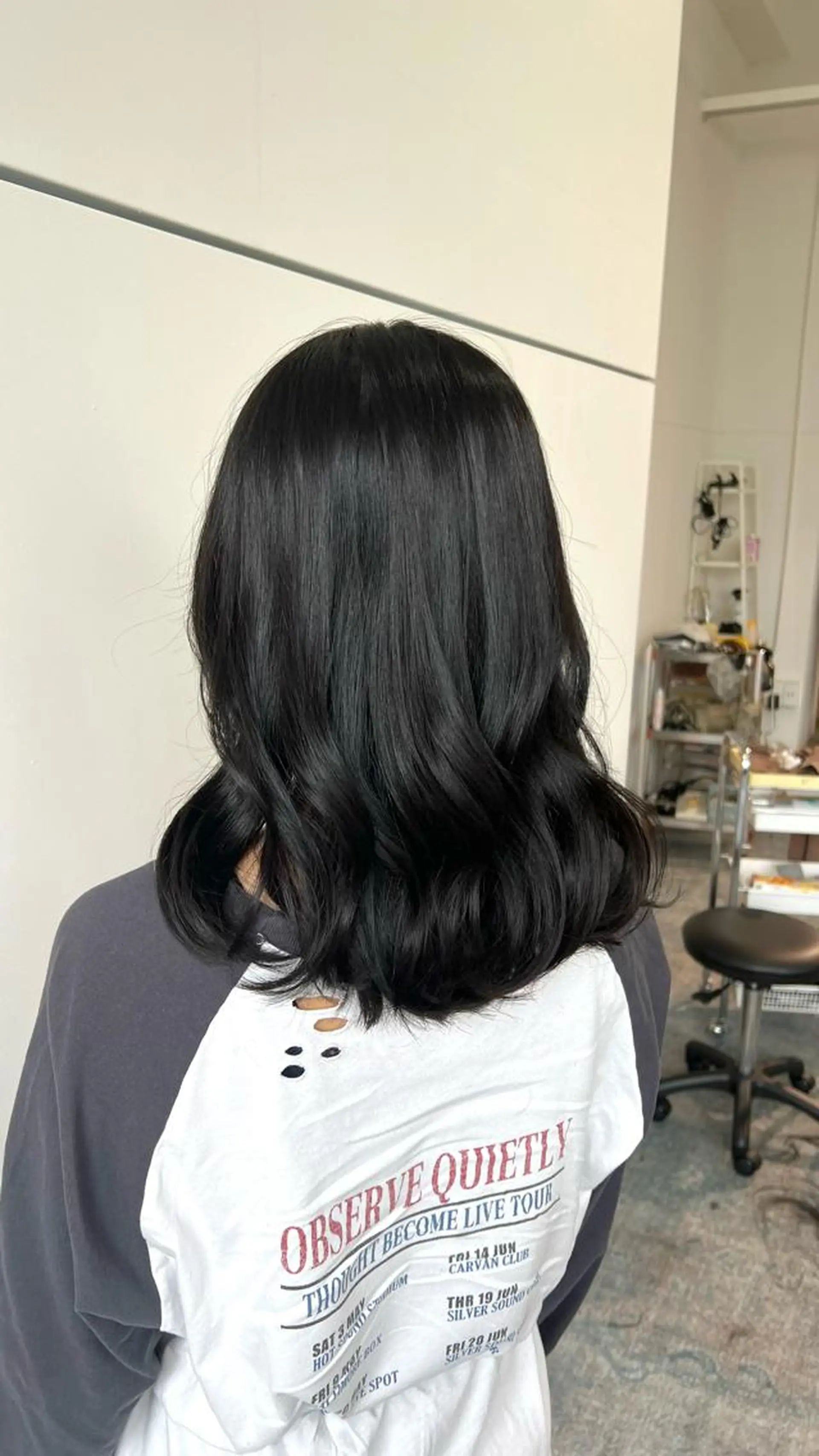 セミロング カラー 🌈re-room EIKI🇰🇷のヘアスタイル