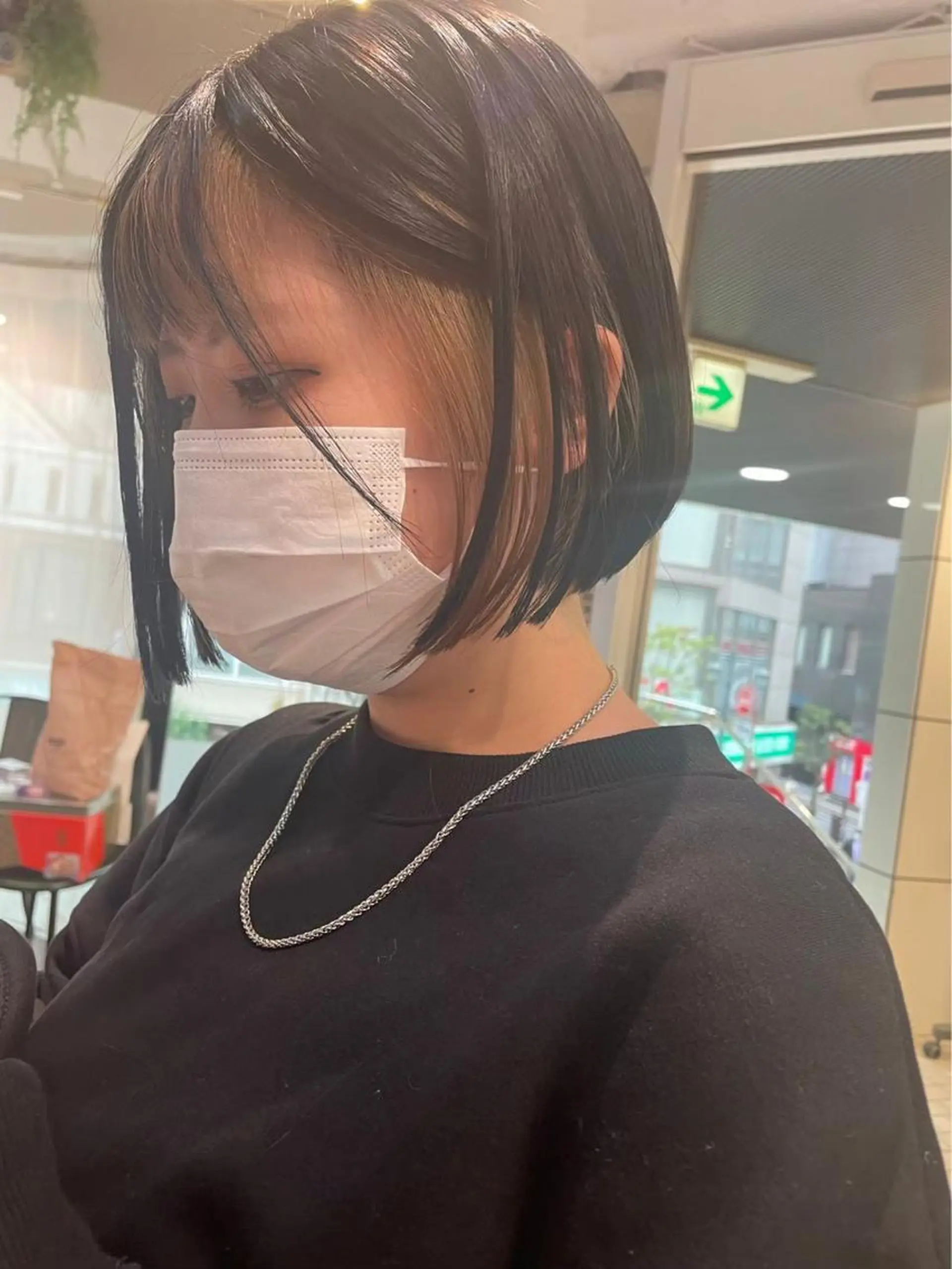 ミディアム 韓国風カラー 学生 髪質改善 韓国風ヘア トリートメント メンズスタイル Hitomi🐶のヘアスタイル